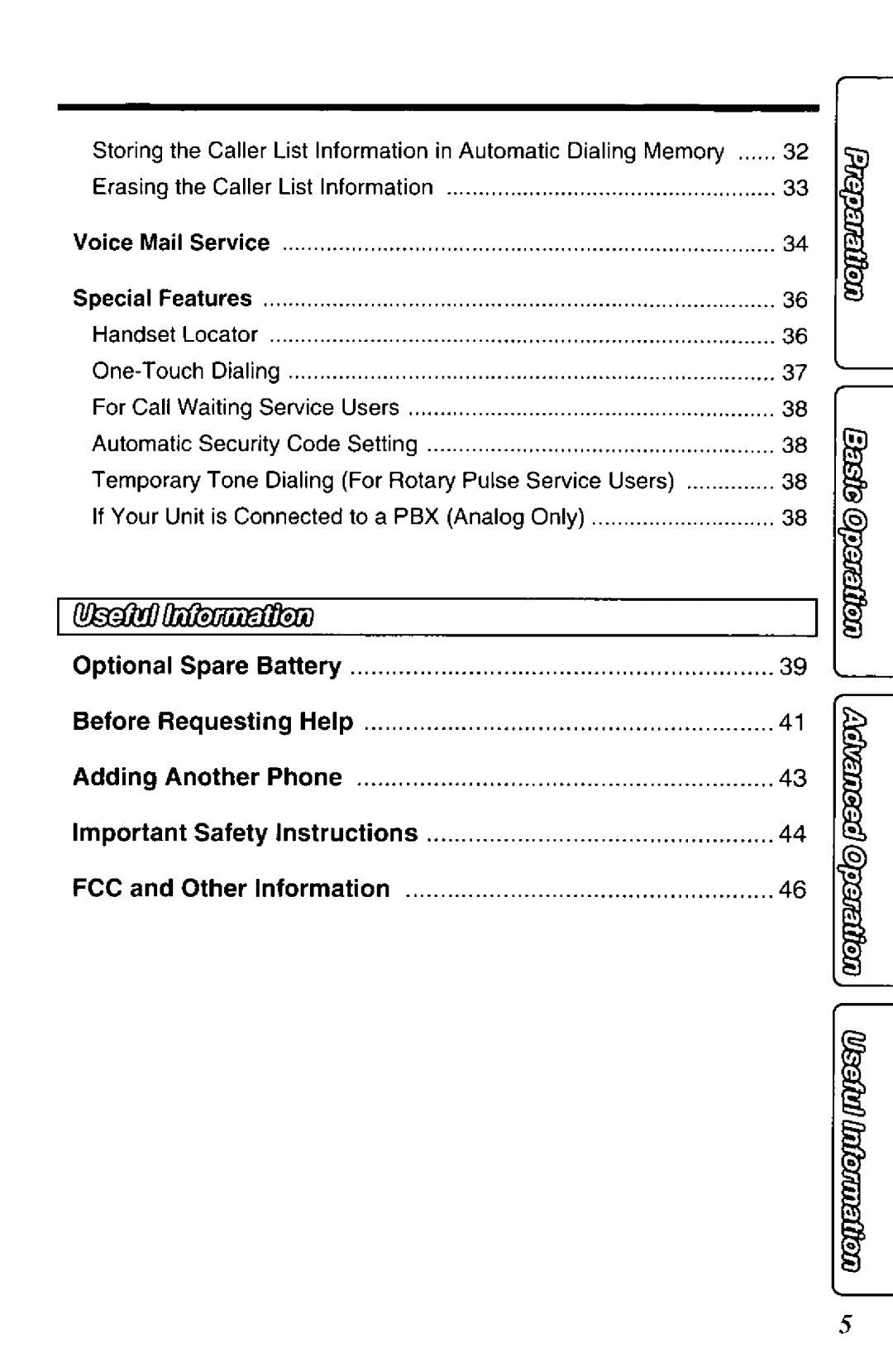 Panasonic KX-TCC902-B, KX-TCC902-W manual 