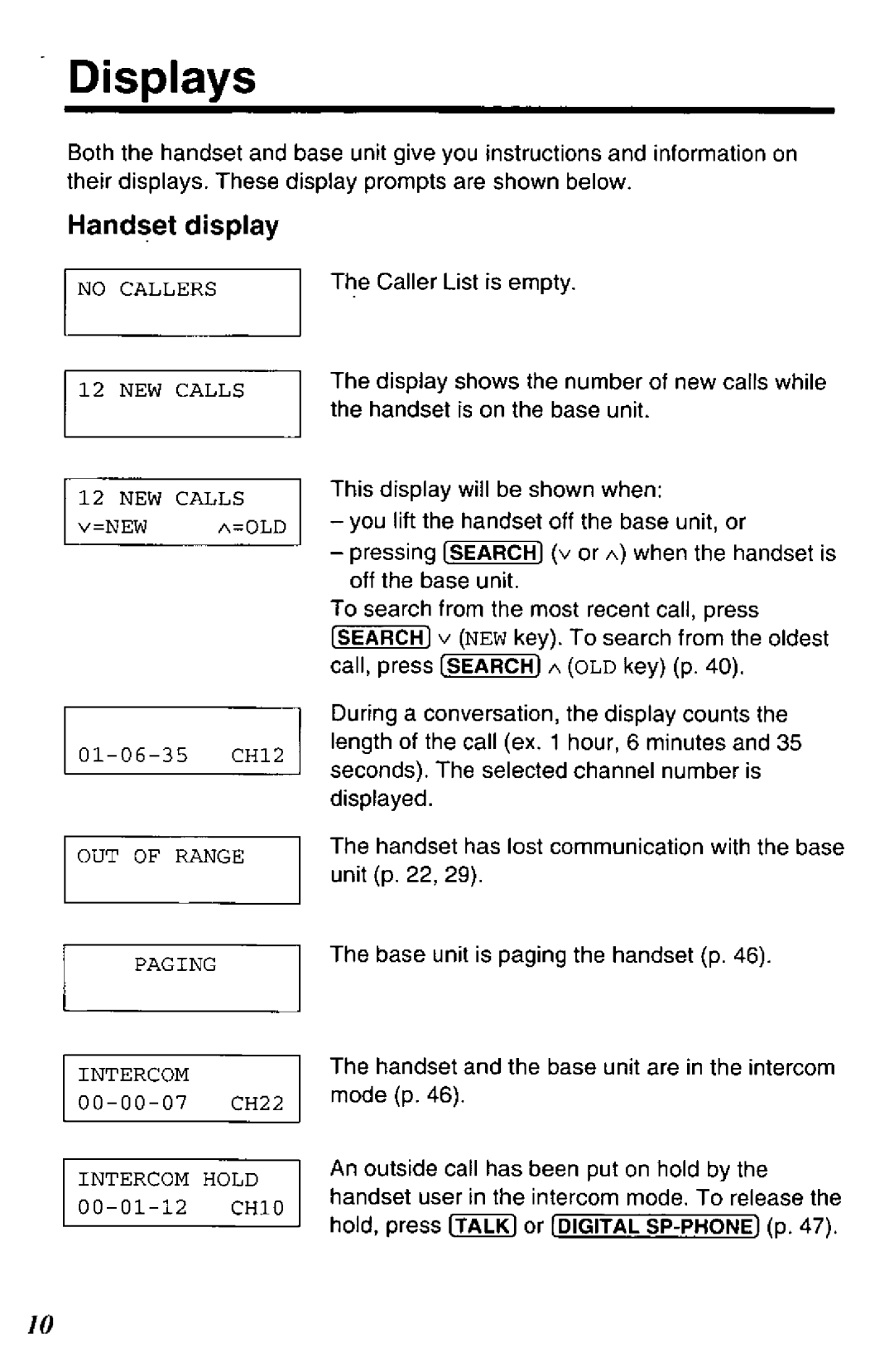 Panasonic KX-TCC936-B, KC-TCC942-B manual 