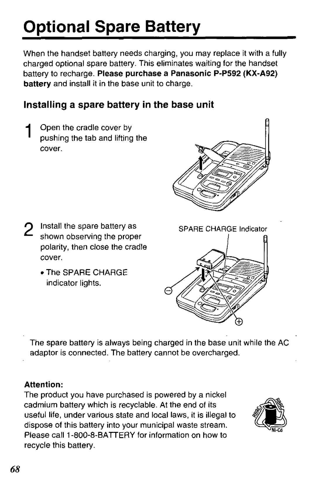 Panasonic KX-TCC936-B, KC-TCC942-B manual 