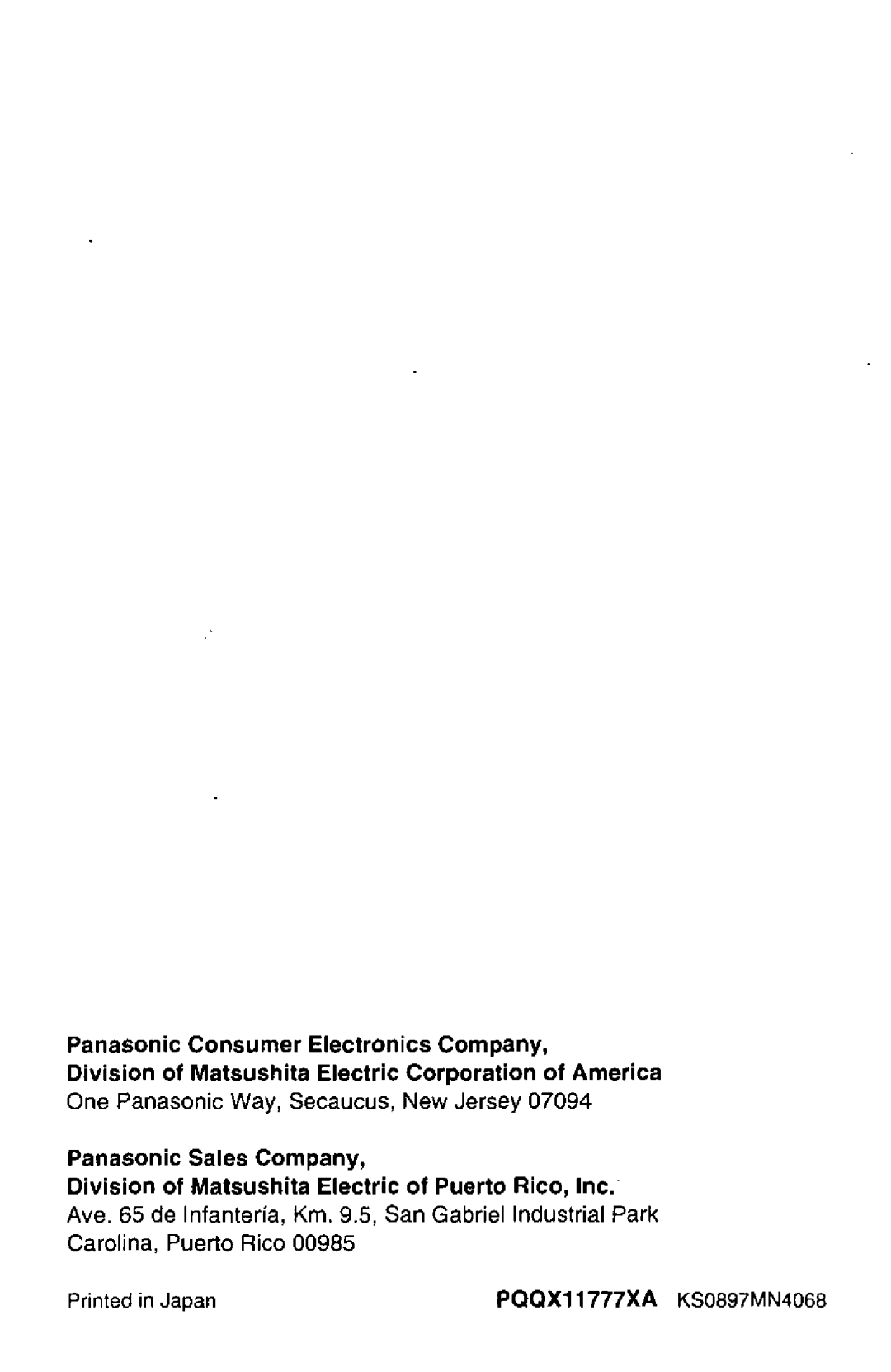 Panasonic KX-TCC936-B, KC-TCC942-B manual 