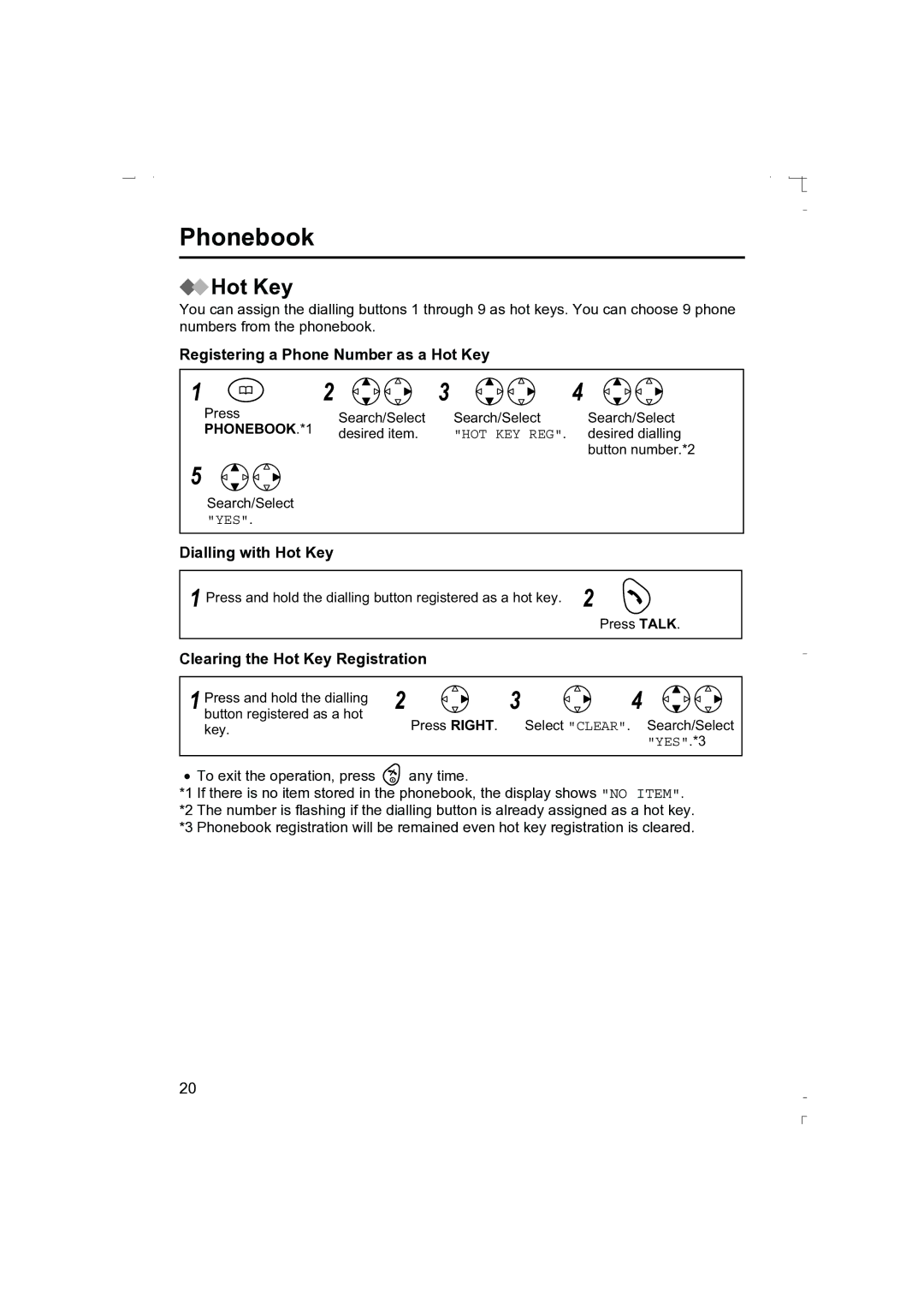 Panasonic KX-TCD410AL operating instructions Registering a Phone Number as a Hot Key, Dialling with Hot Key 