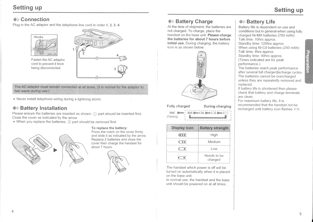 Panasonic KX-TCD410HK manual 