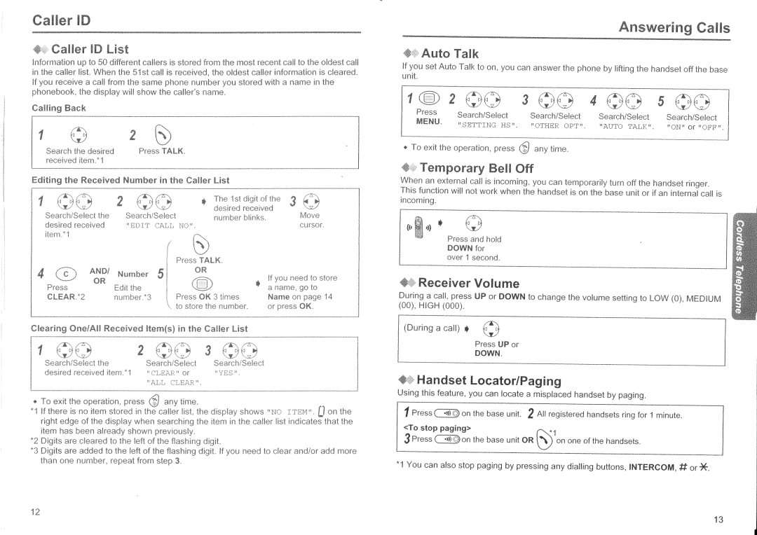 Panasonic KX-TCD410HK manual 