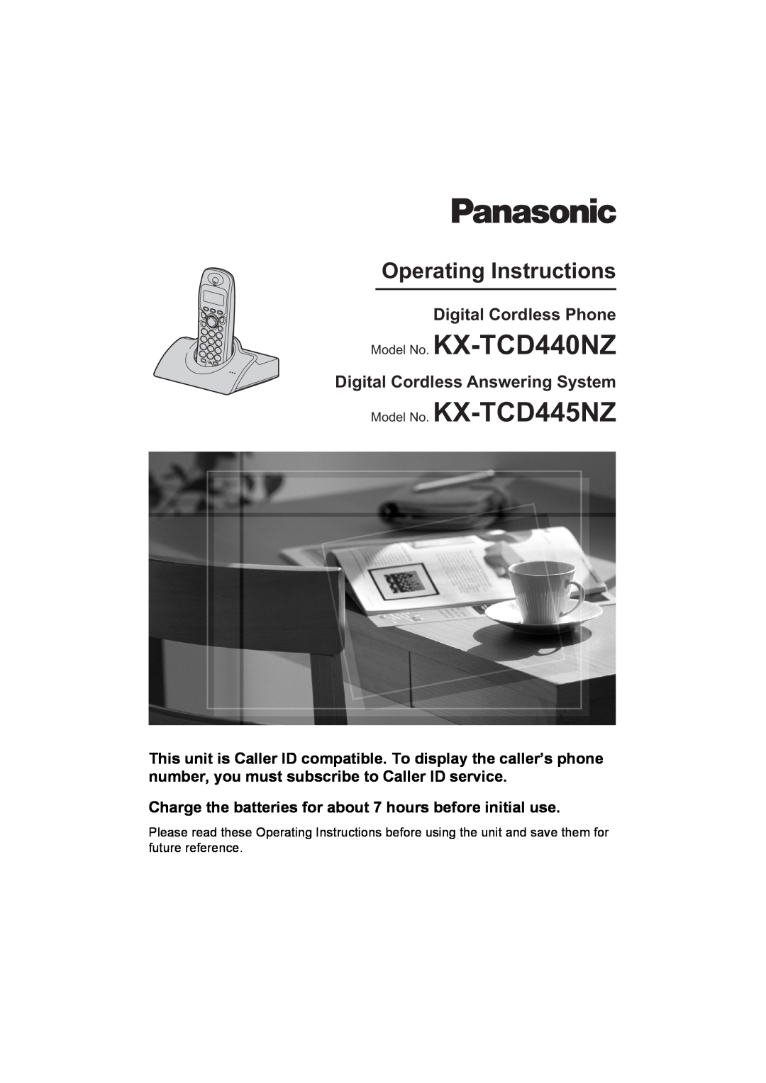 Panasonic KX-TCD440NZ operating instructions Digital Cordless Phone, Digital Cordless Answering System 