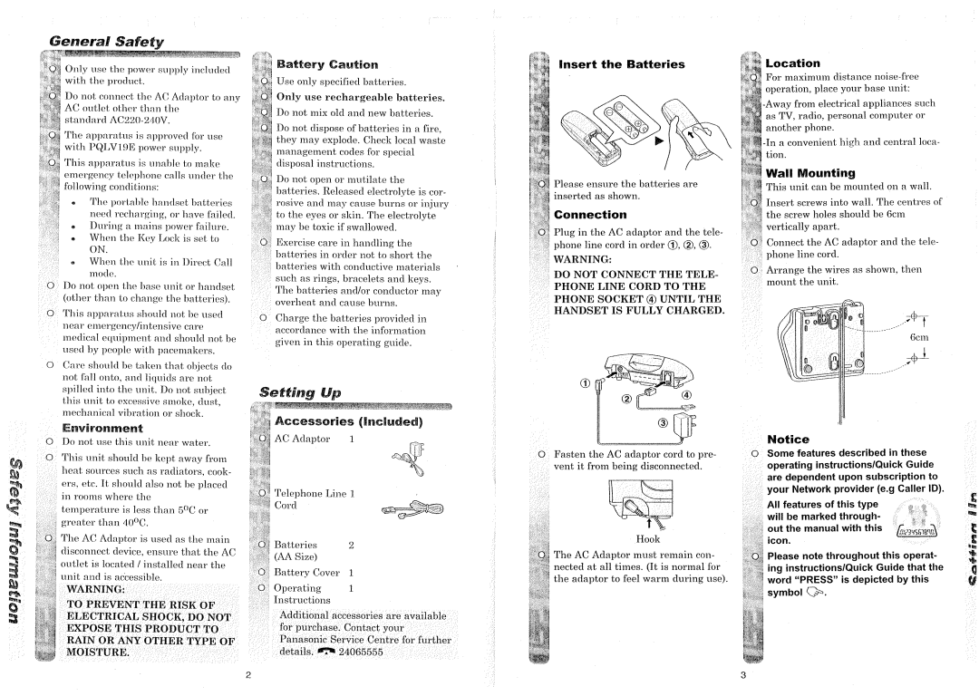 Panasonic KX-TCD650HK manual 