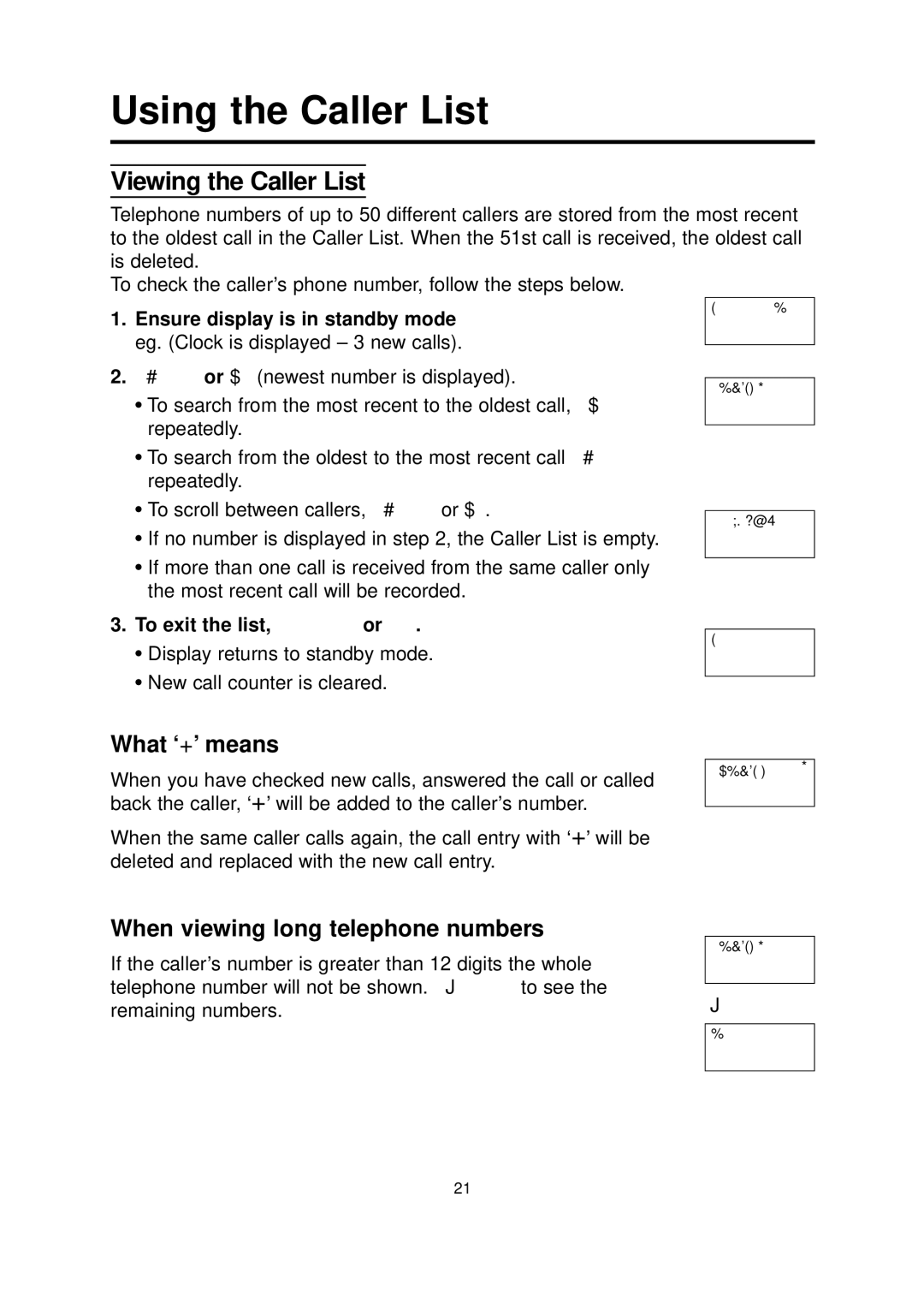 Panasonic KX-TCD700BX operating instructions Using the Caller List, Viewing the Caller List, To exit the list, Z W or P 