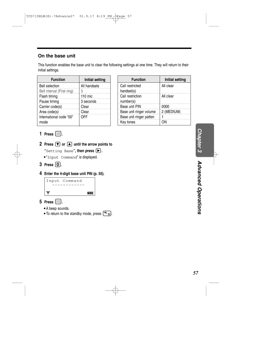 Panasonic KX-TCD715NLM operating instructions Bell selection All handsets, Mode 