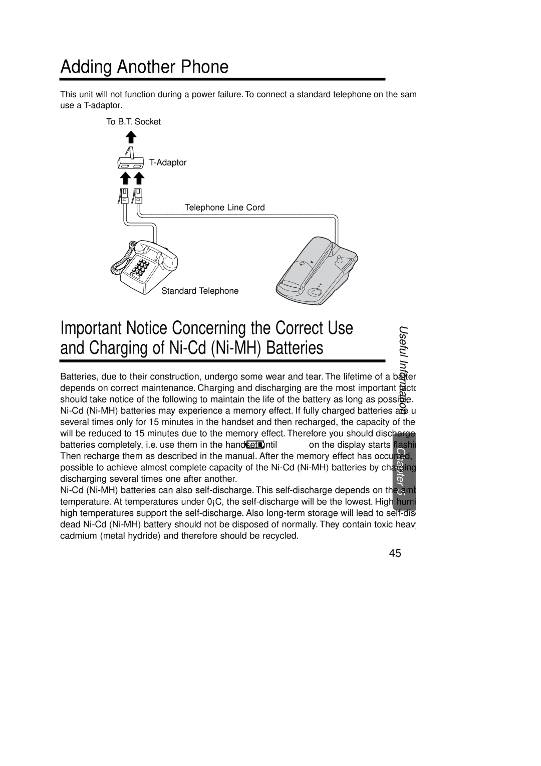 Panasonic KX-TCD951EB operating instructions Adding Another Phone 