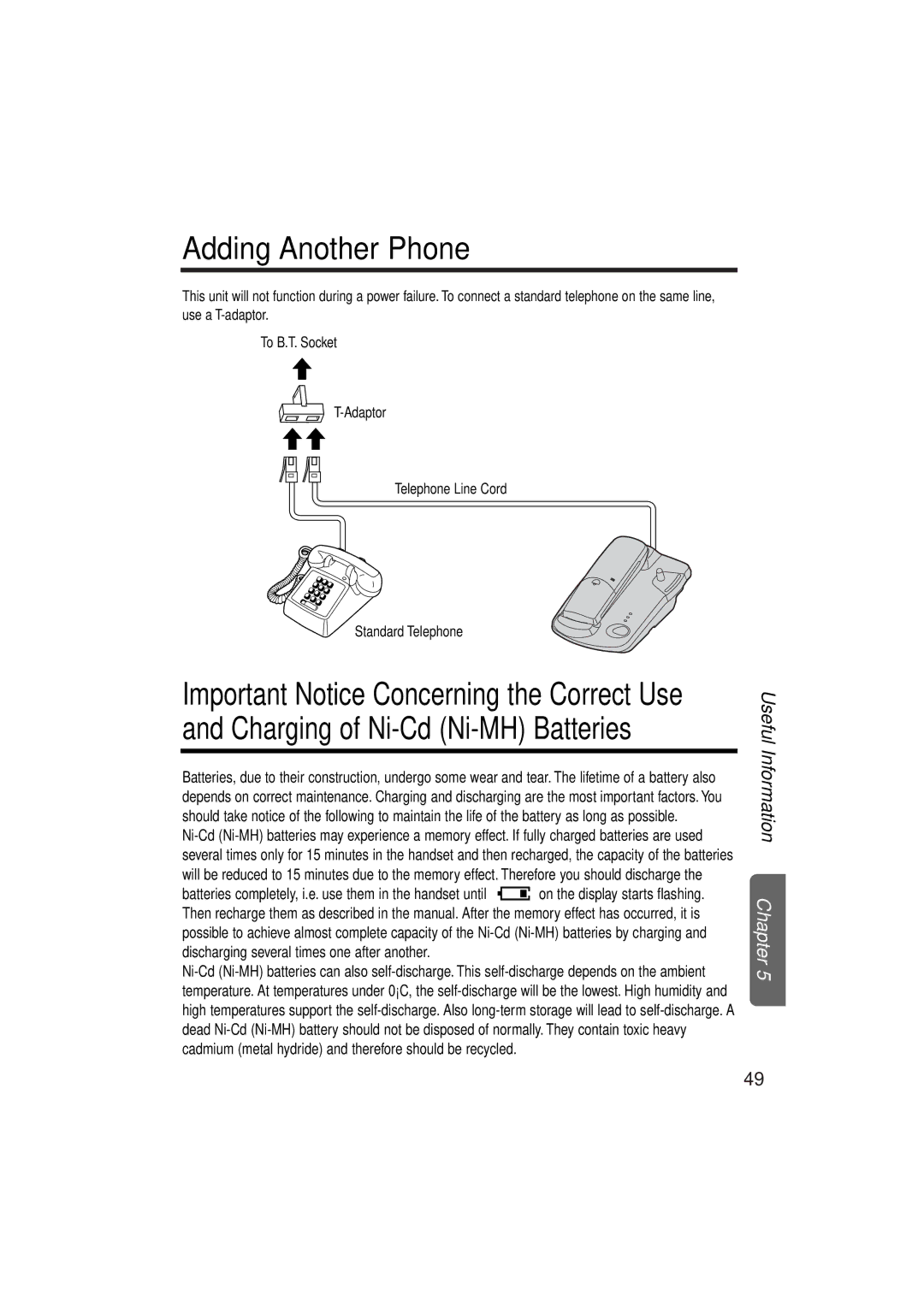 Panasonic KX-TCD952EB operating instructions Adding Another Phone 