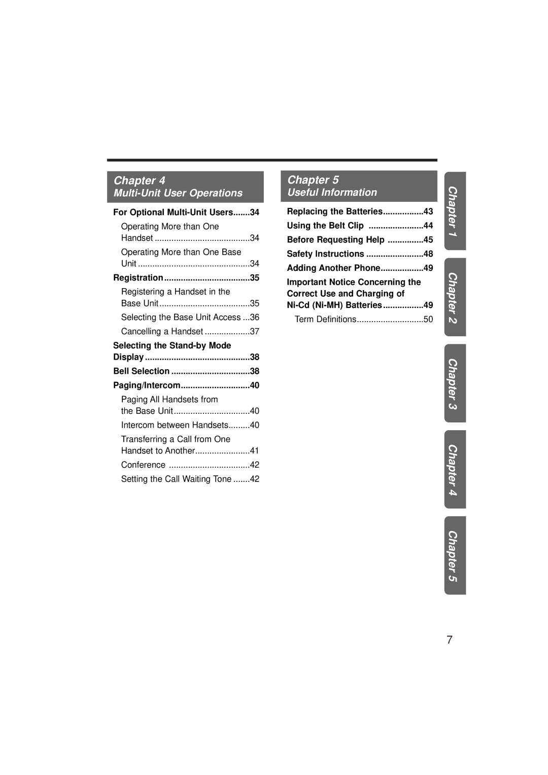 Panasonic KX-TCD952EB operating instructions Selecting the Stand-by Mode, Correct Use and Charging 