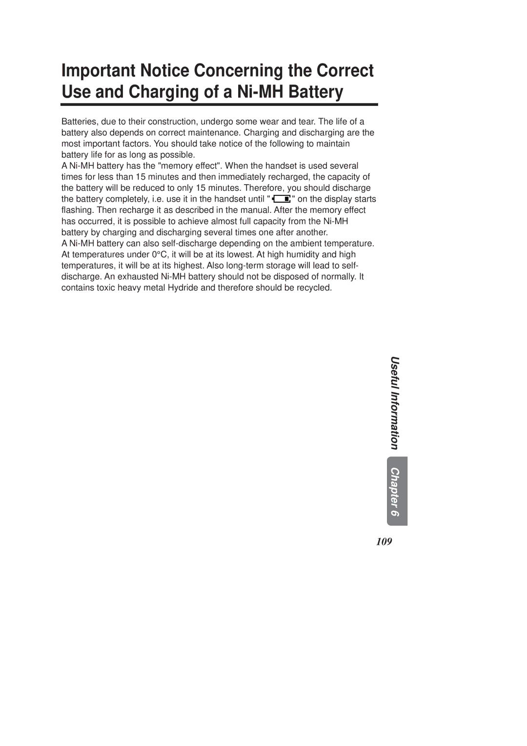 Panasonic KX-TCD970E-B, KX-TCD960E-B operating instructions 109 