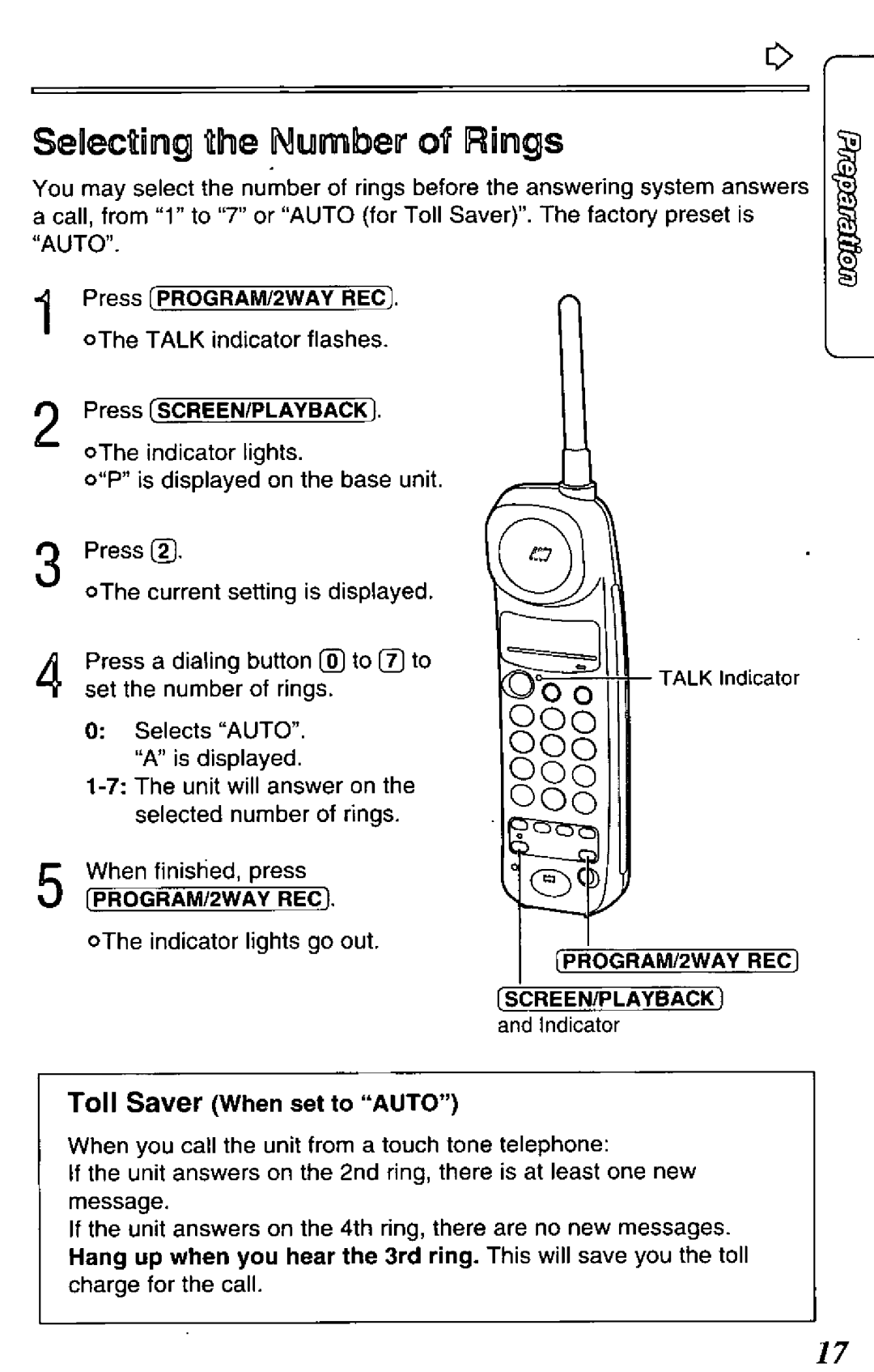 Panasonic KX-TCM418-B manual 