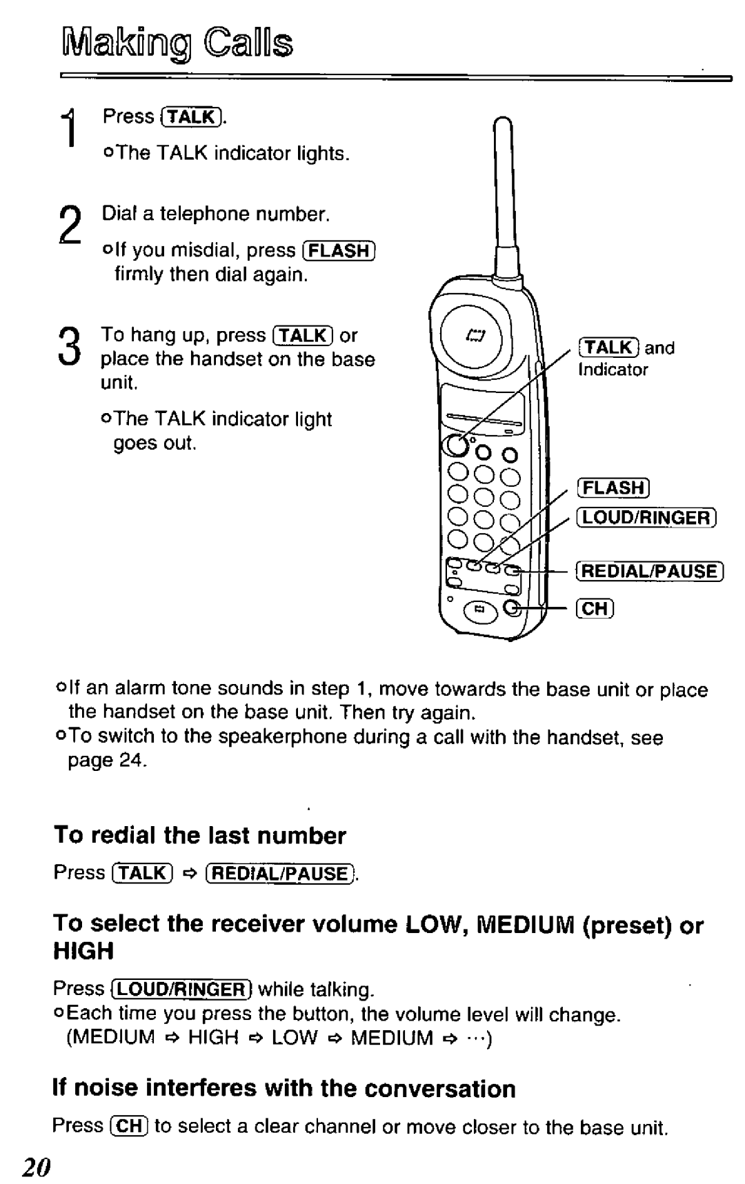 Panasonic KX-TCM418-B manual 