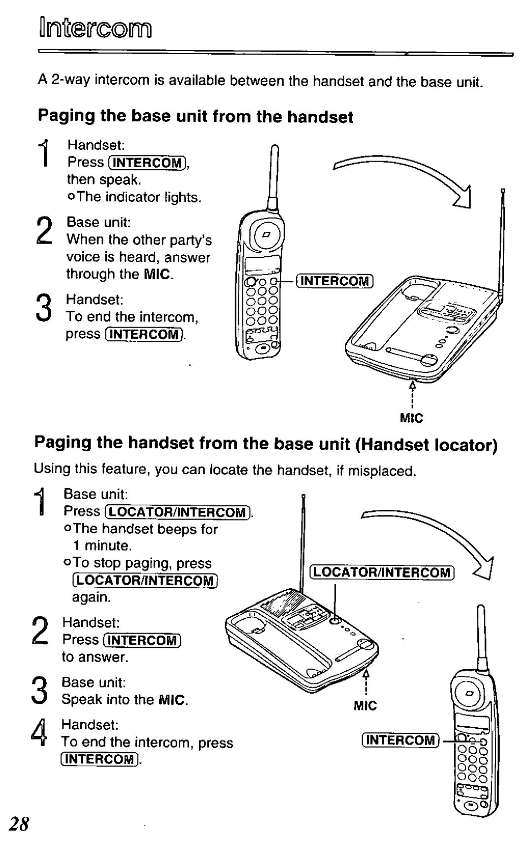 Panasonic KX-TCM418-B manual 