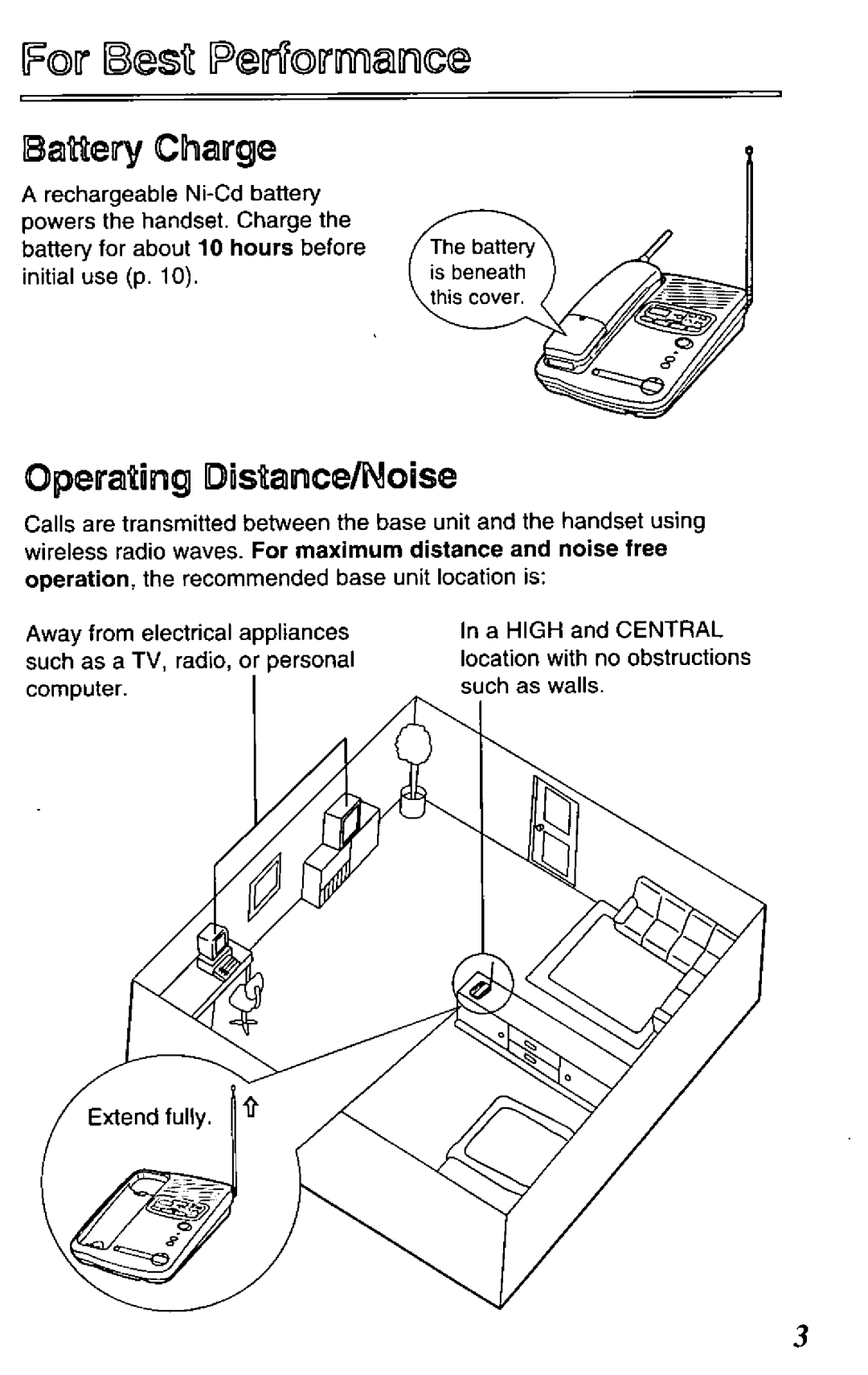 Panasonic KX-TCM418-B manual 