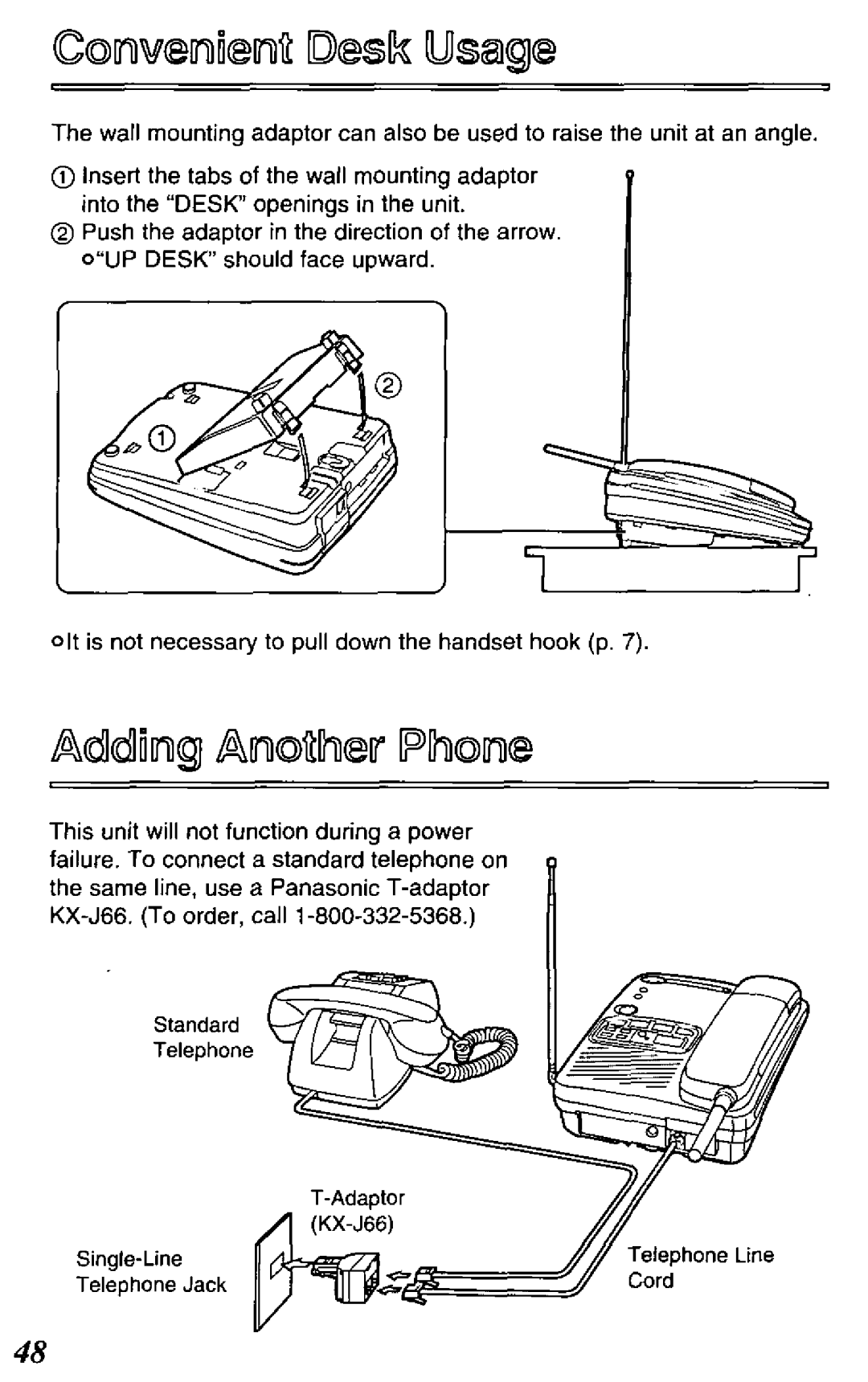 Panasonic KX-TCM418-B manual 