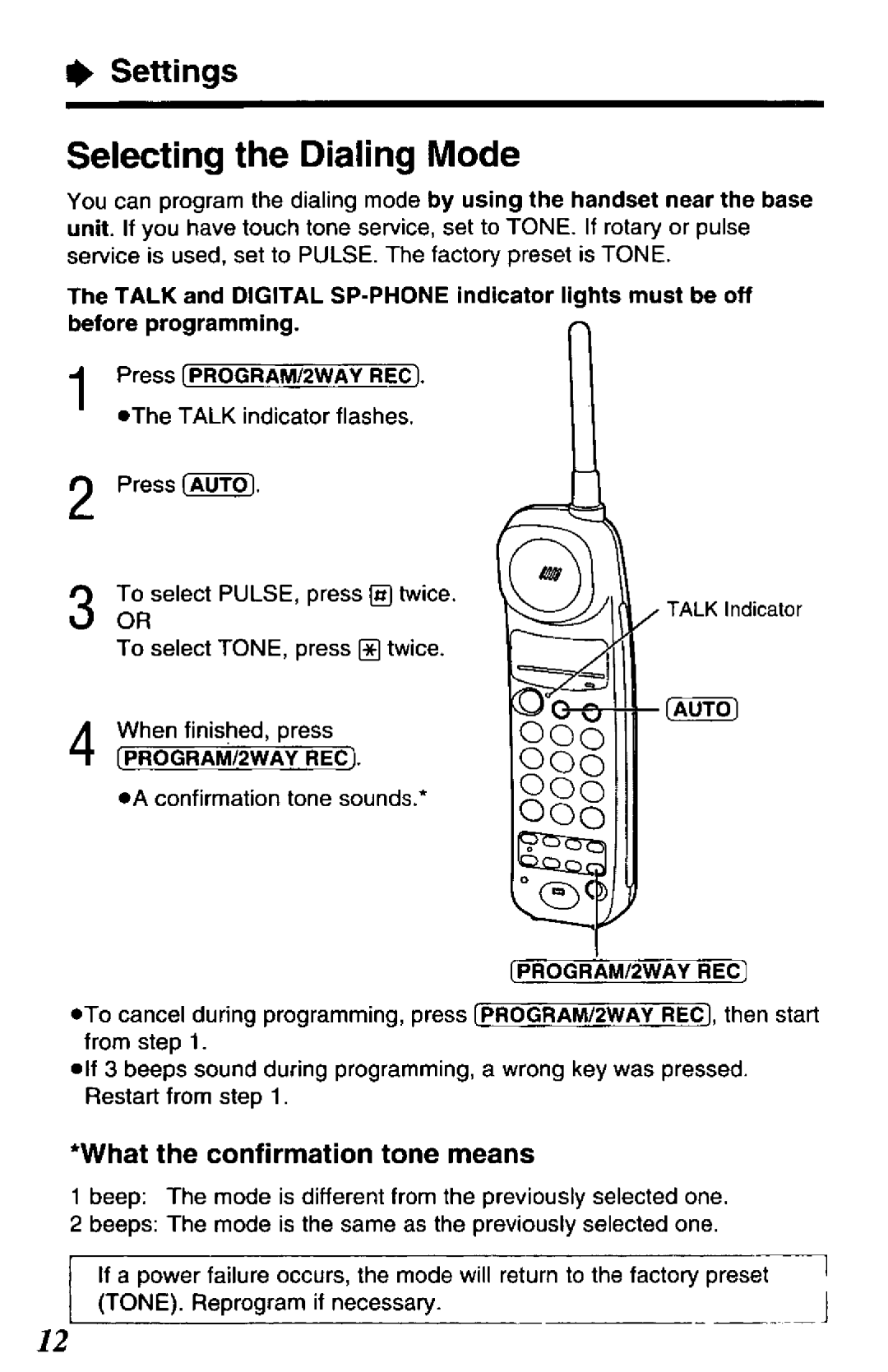 Panasonic KX-TCM424-B, KX-TCM424-W manual 