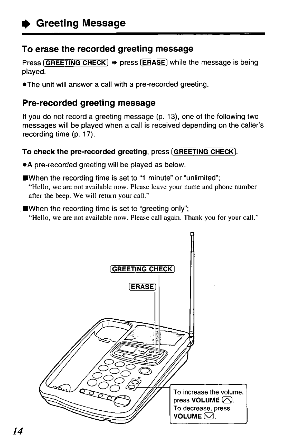 Panasonic KX-TCM424-B, KX-TCM424-W manual 