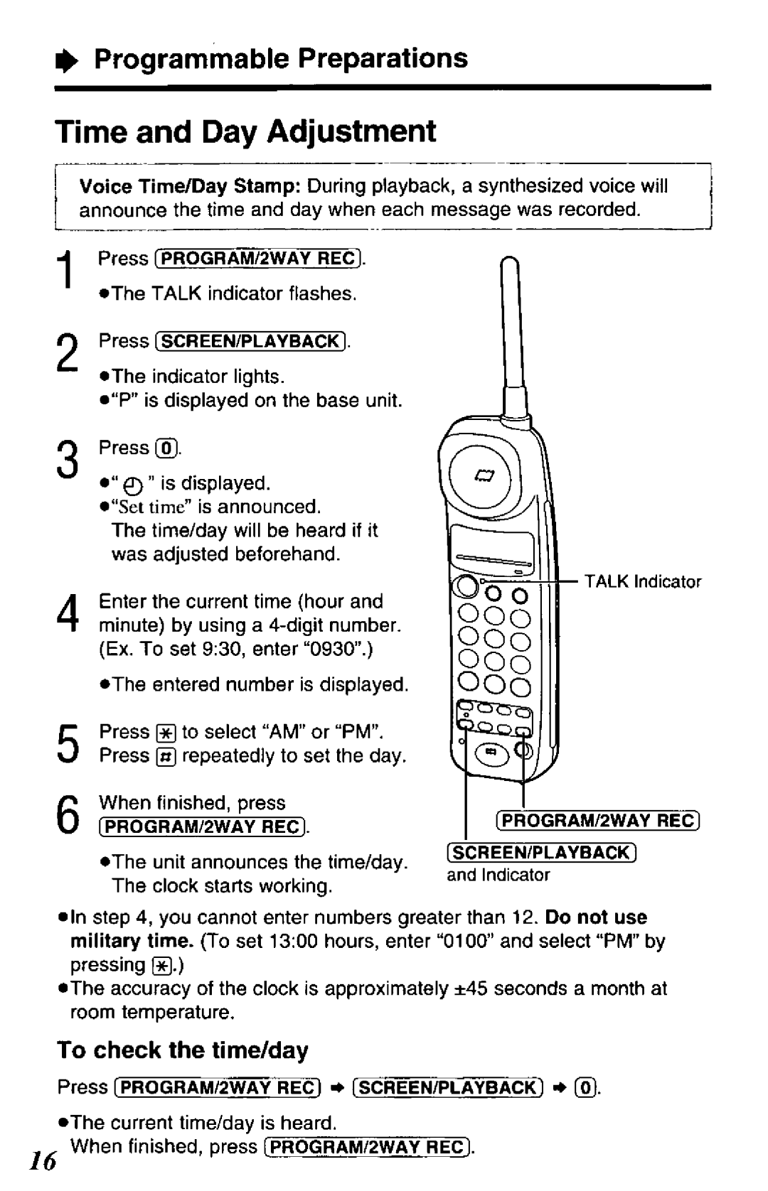 Panasonic KX-TCM424-B, KX-TCM424-W manual 