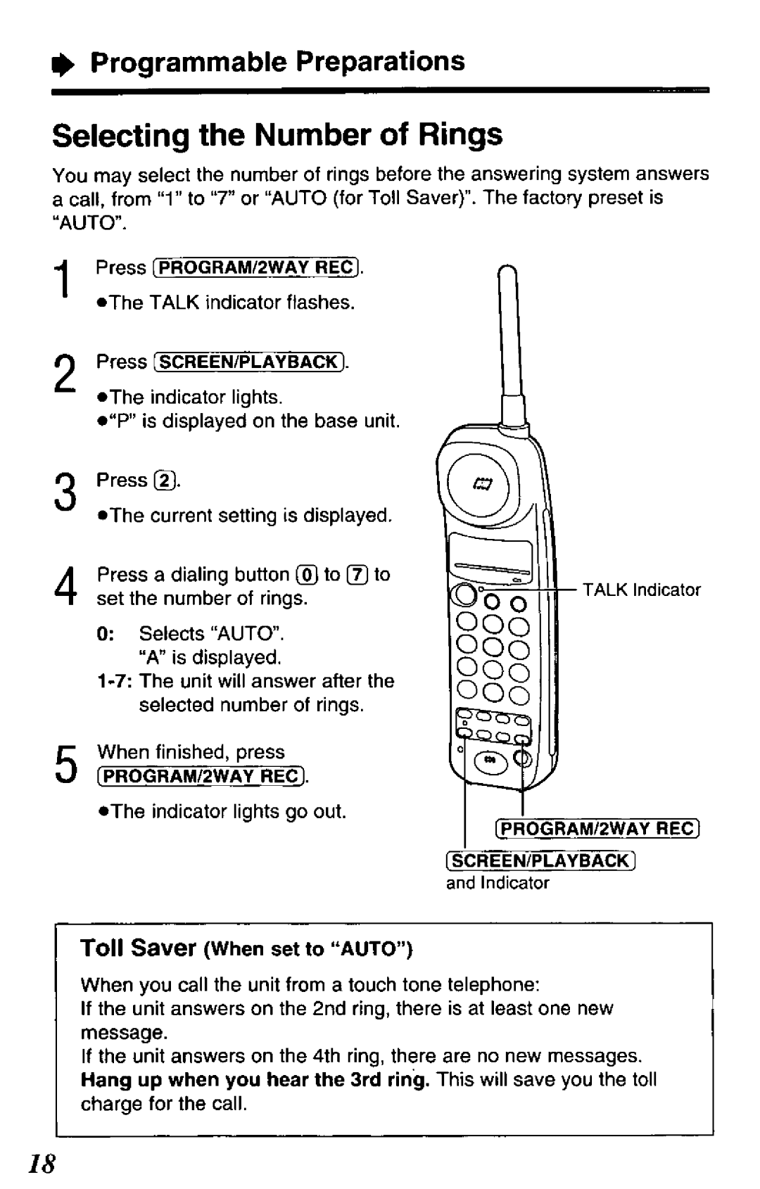 Panasonic KX-TCM424-B, KX-TCM424-W manual 