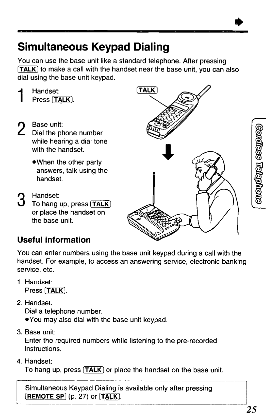 Panasonic KX-TCM424-W, KX-TCM424-B manual 