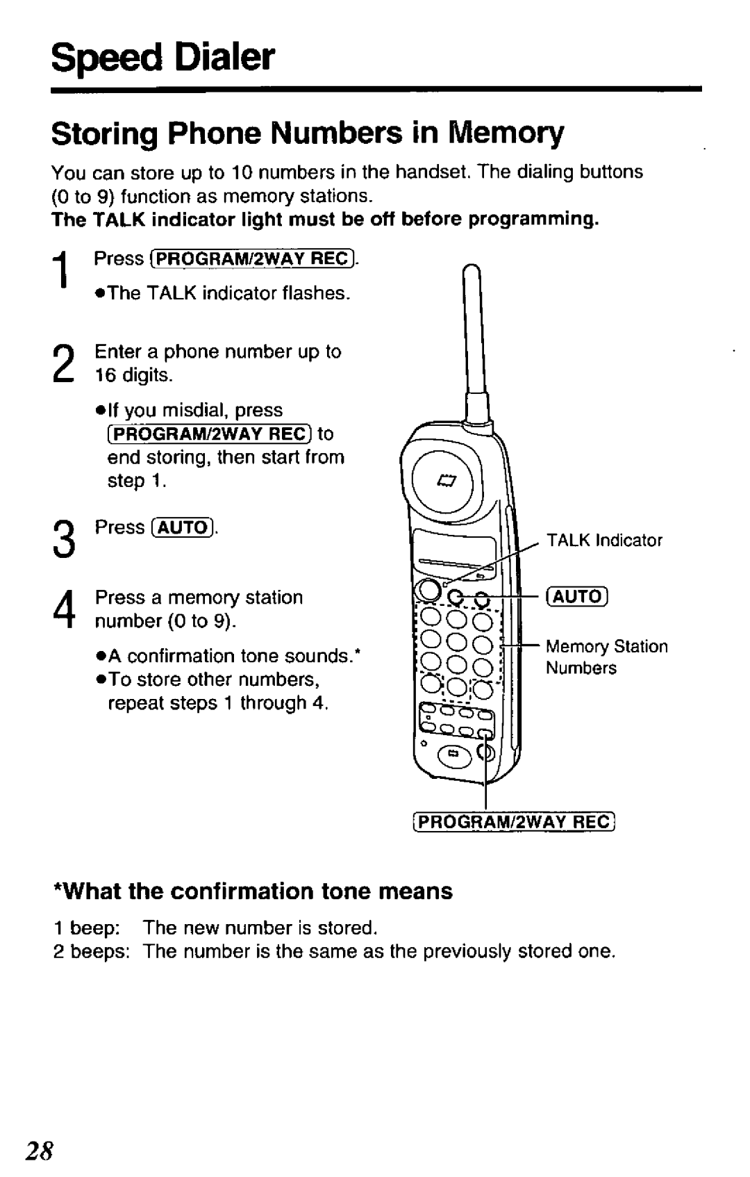 Panasonic KX-TCM424-B, KX-TCM424-W manual 