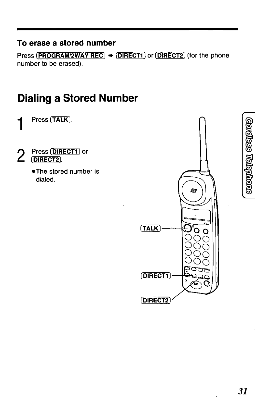 Panasonic KX-TCM424-W, KX-TCM424-B manual 