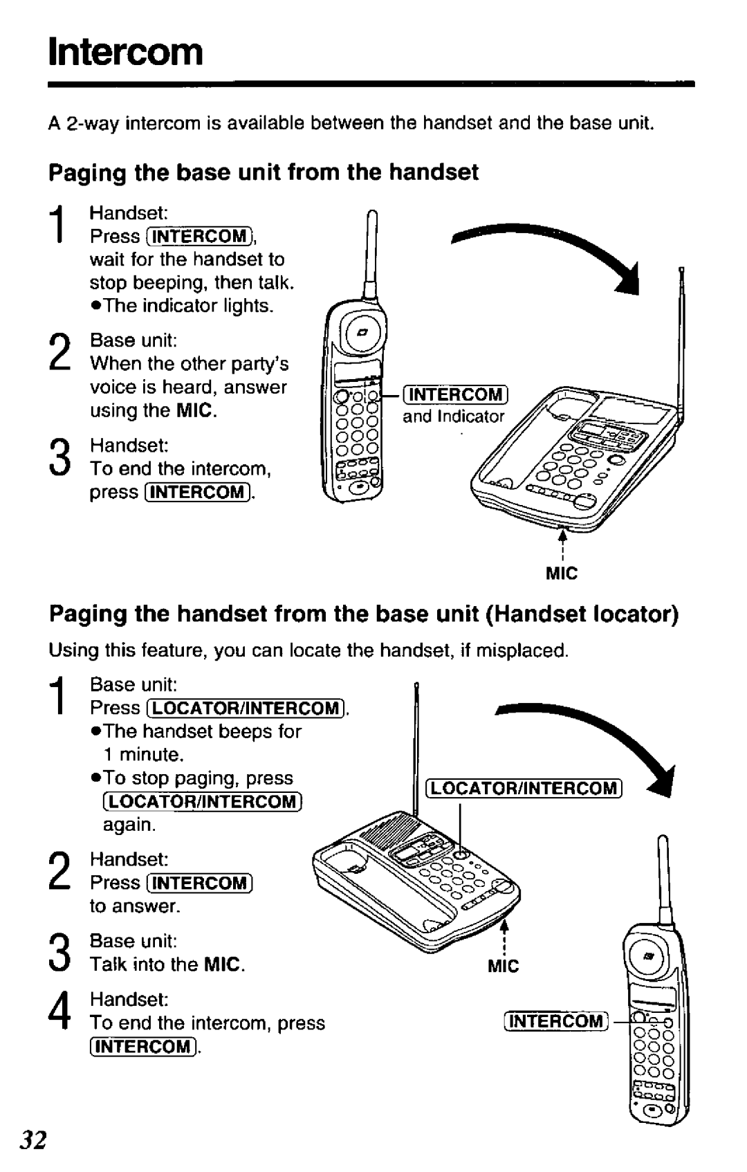 Panasonic KX-TCM424-B, KX-TCM424-W manual 