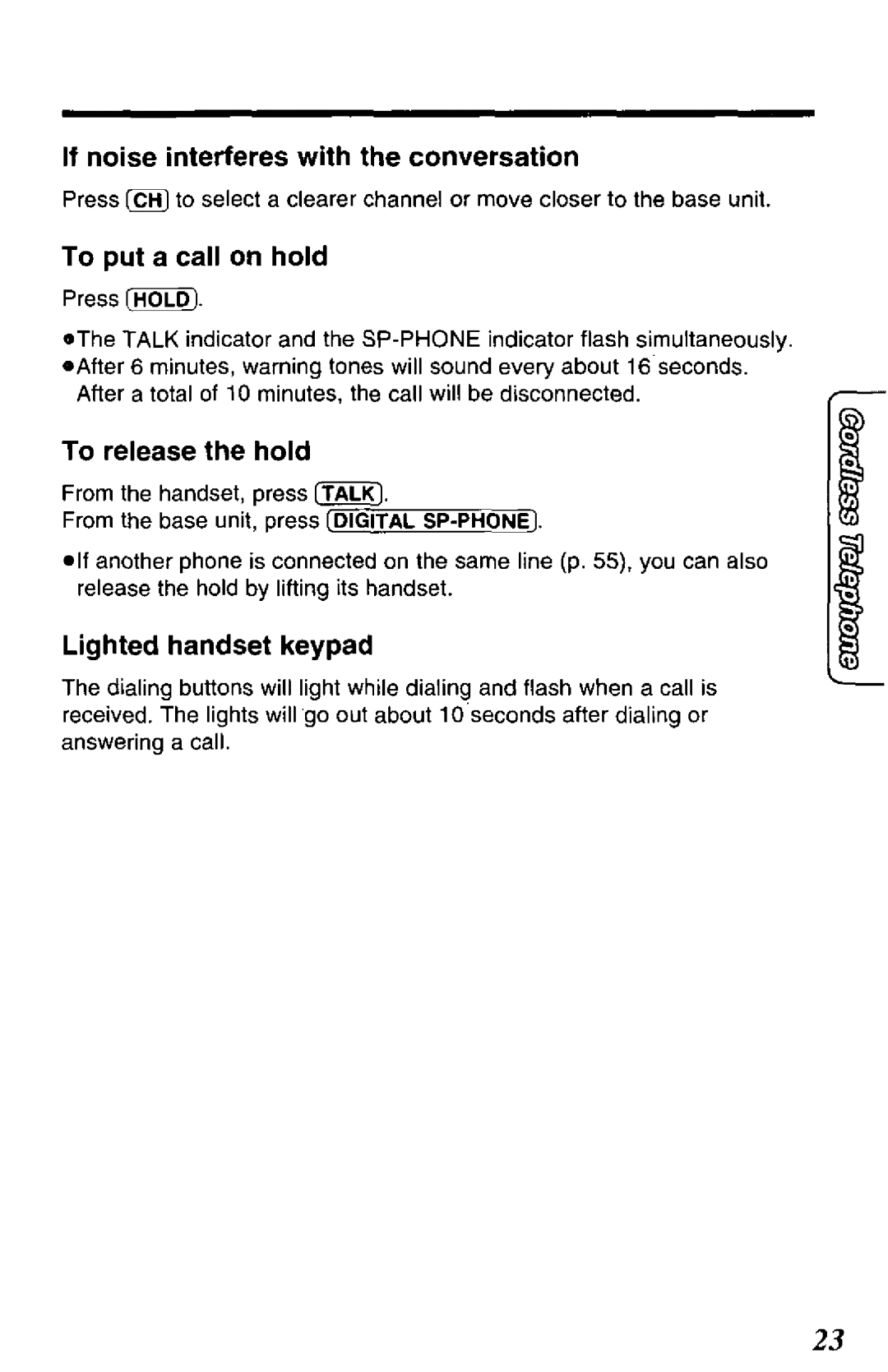 Panasonic KXTCM943W, KX-TCM943-B manual 