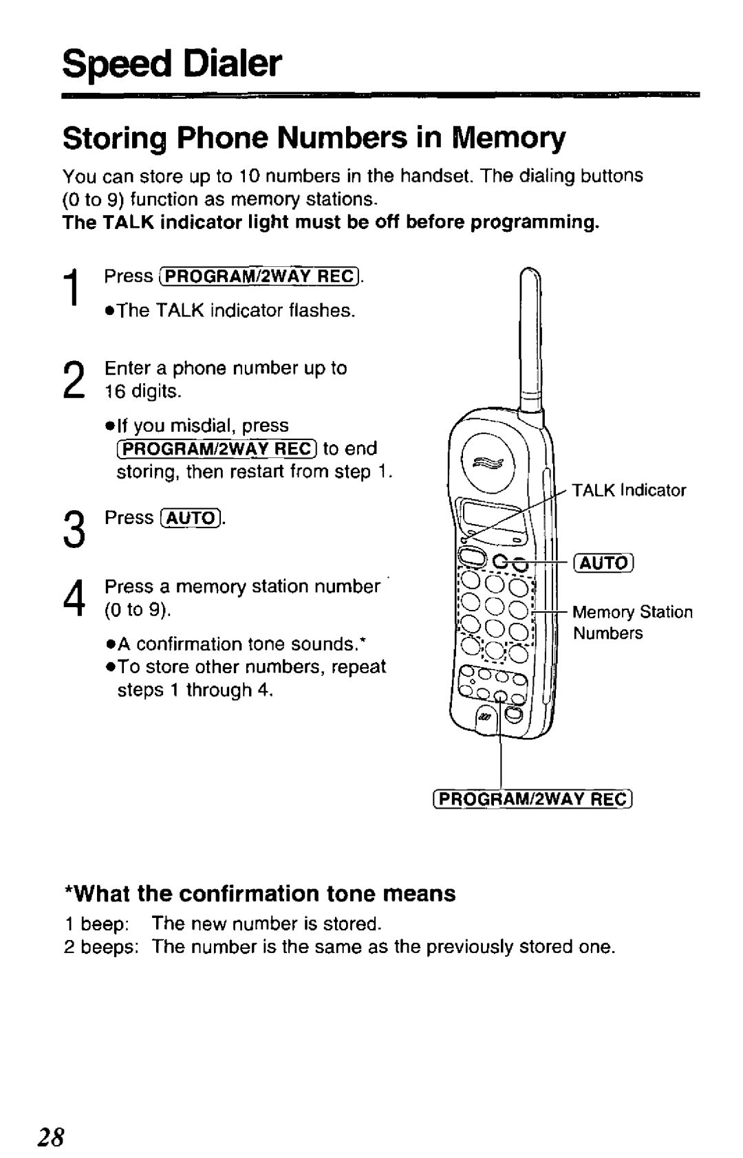 Panasonic KX-TCM943-B, KXTCM943W manual 