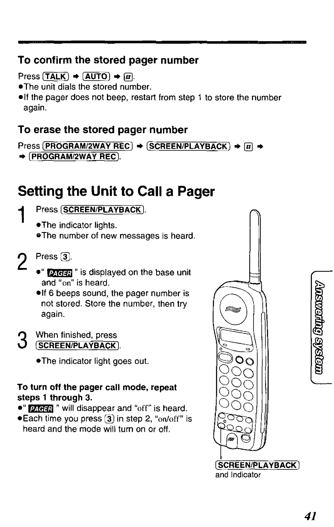 Panasonic KXTCM943W, KX-TCM943-B manual 