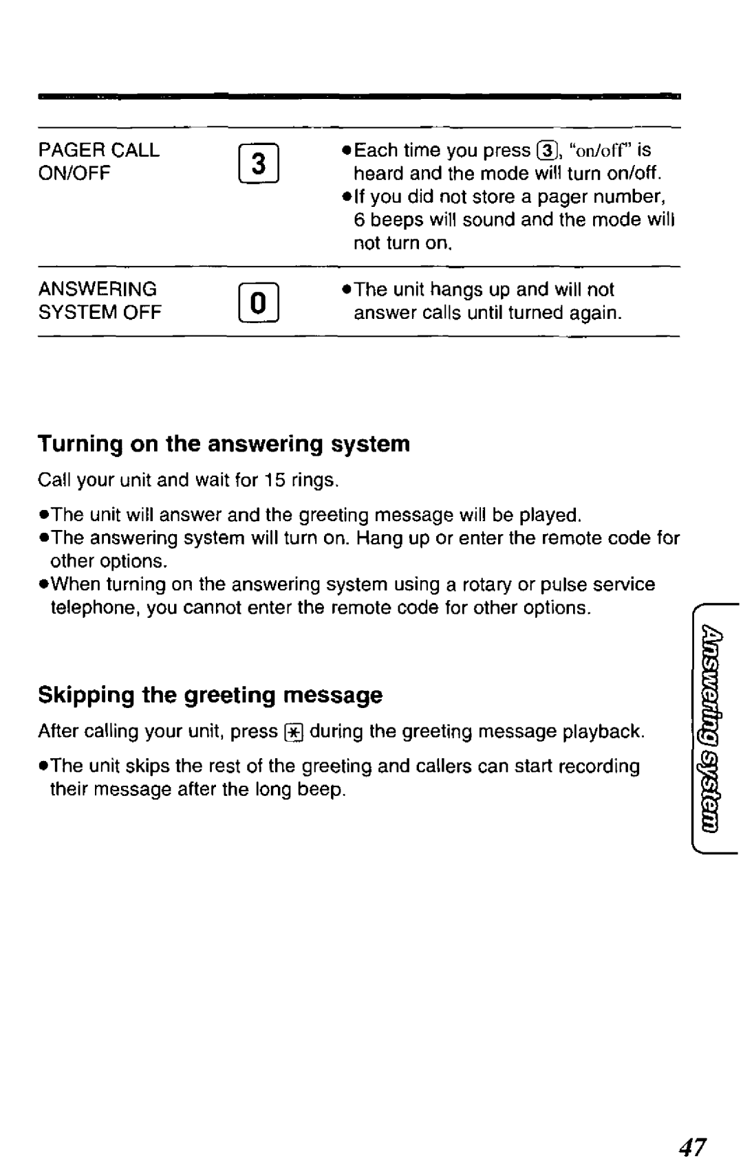 Panasonic KXTCM943W, KX-TCM943-B manual 