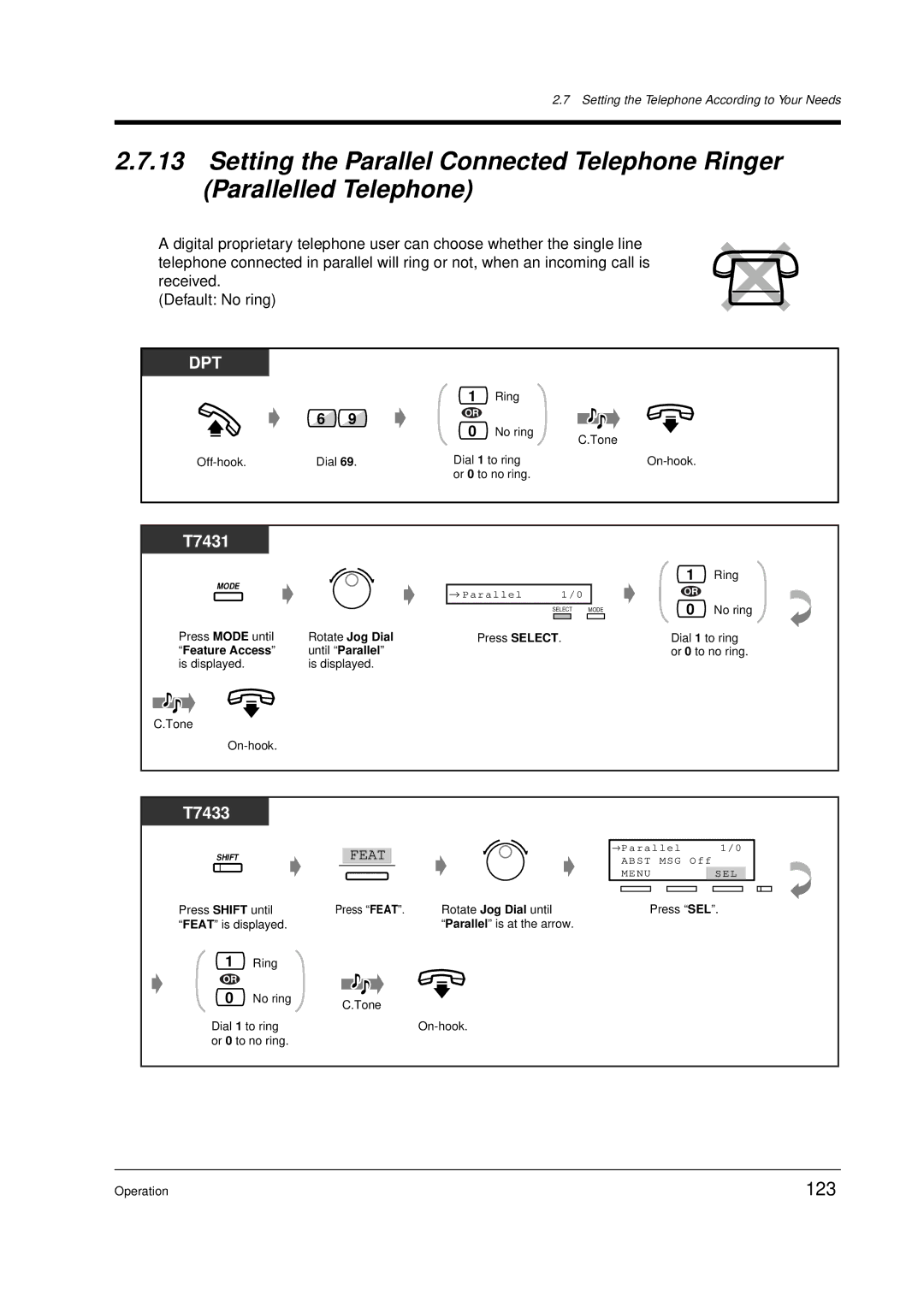 Panasonic KX-TD612E user manual 123 