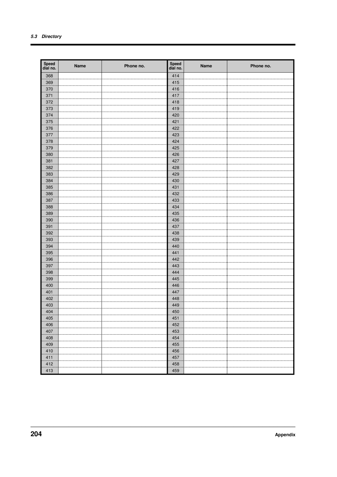 Panasonic KX-TD612E user manual 204 