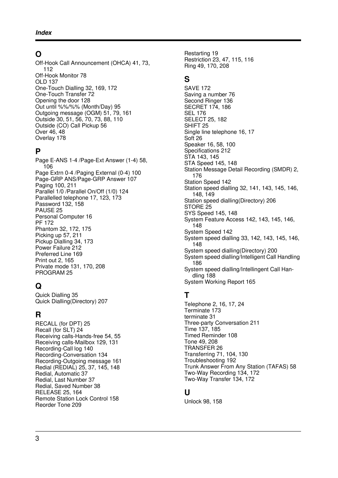 Panasonic KX-TD612E user manual Pause 