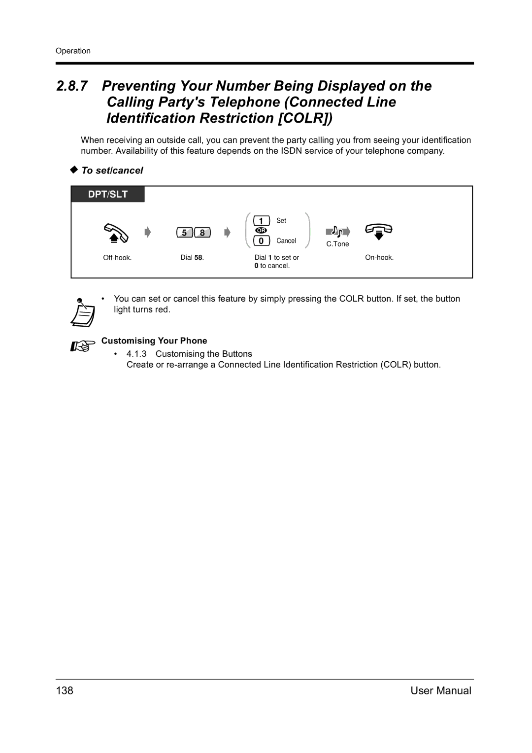 Panasonic KX-TD612NZ user manual 138 