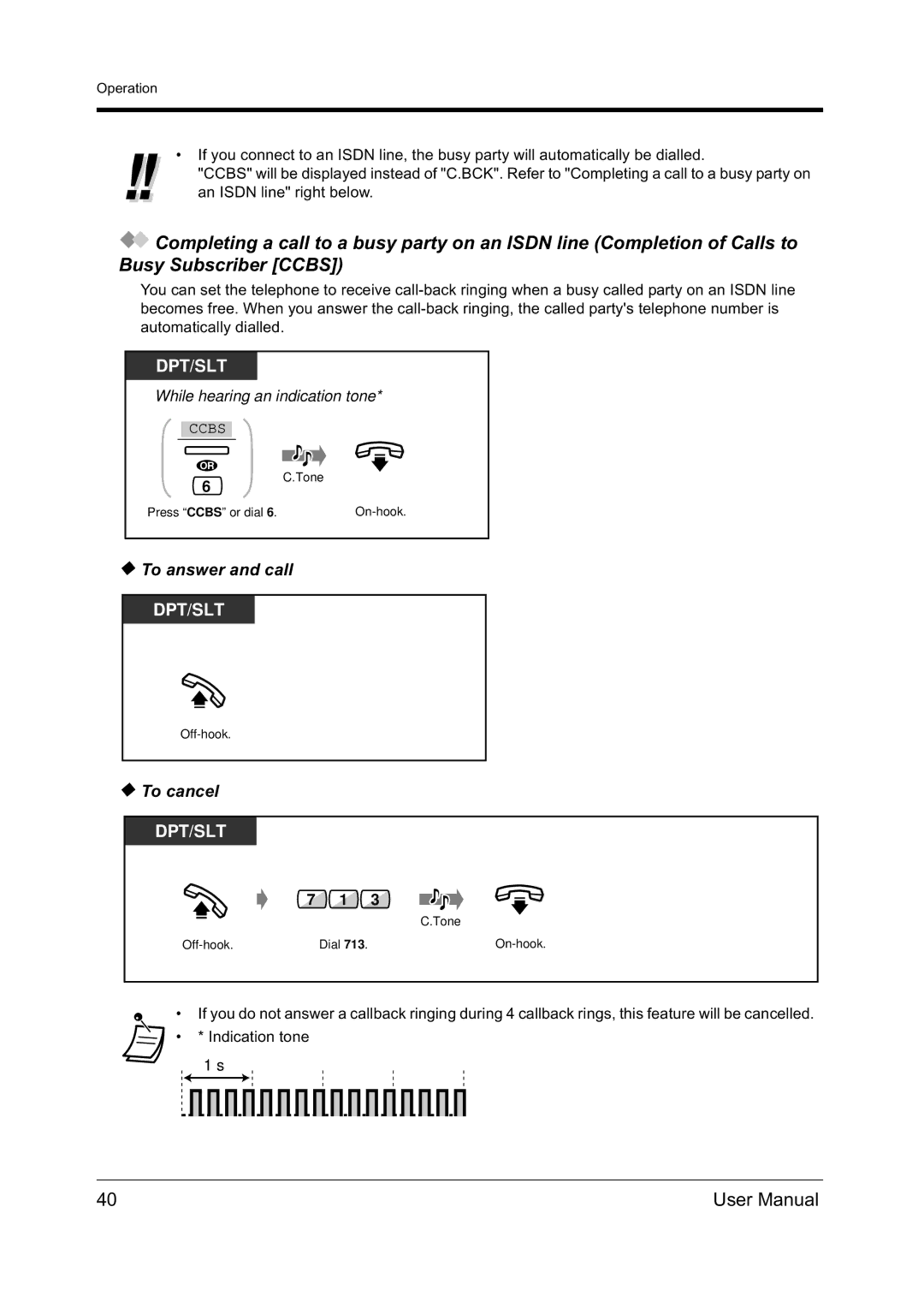 Panasonic KX-TD612NZ user manual To answer and call 