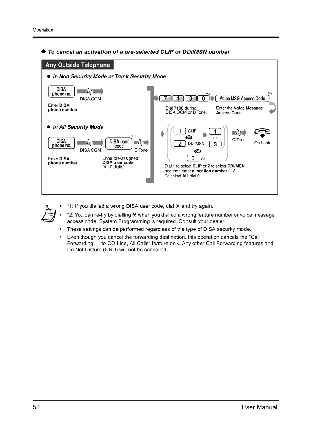 Panasonic KX-TD612NZ user manual Dial 7190 during 