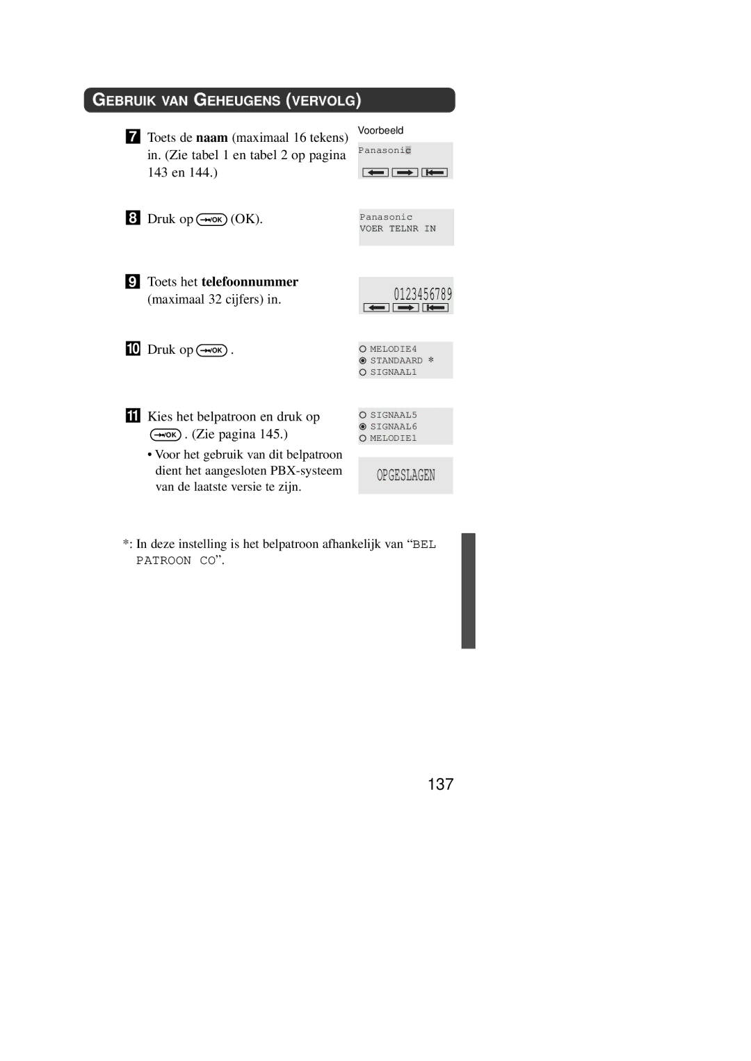 Panasonic KX-TD7590CE operating instructions 137 