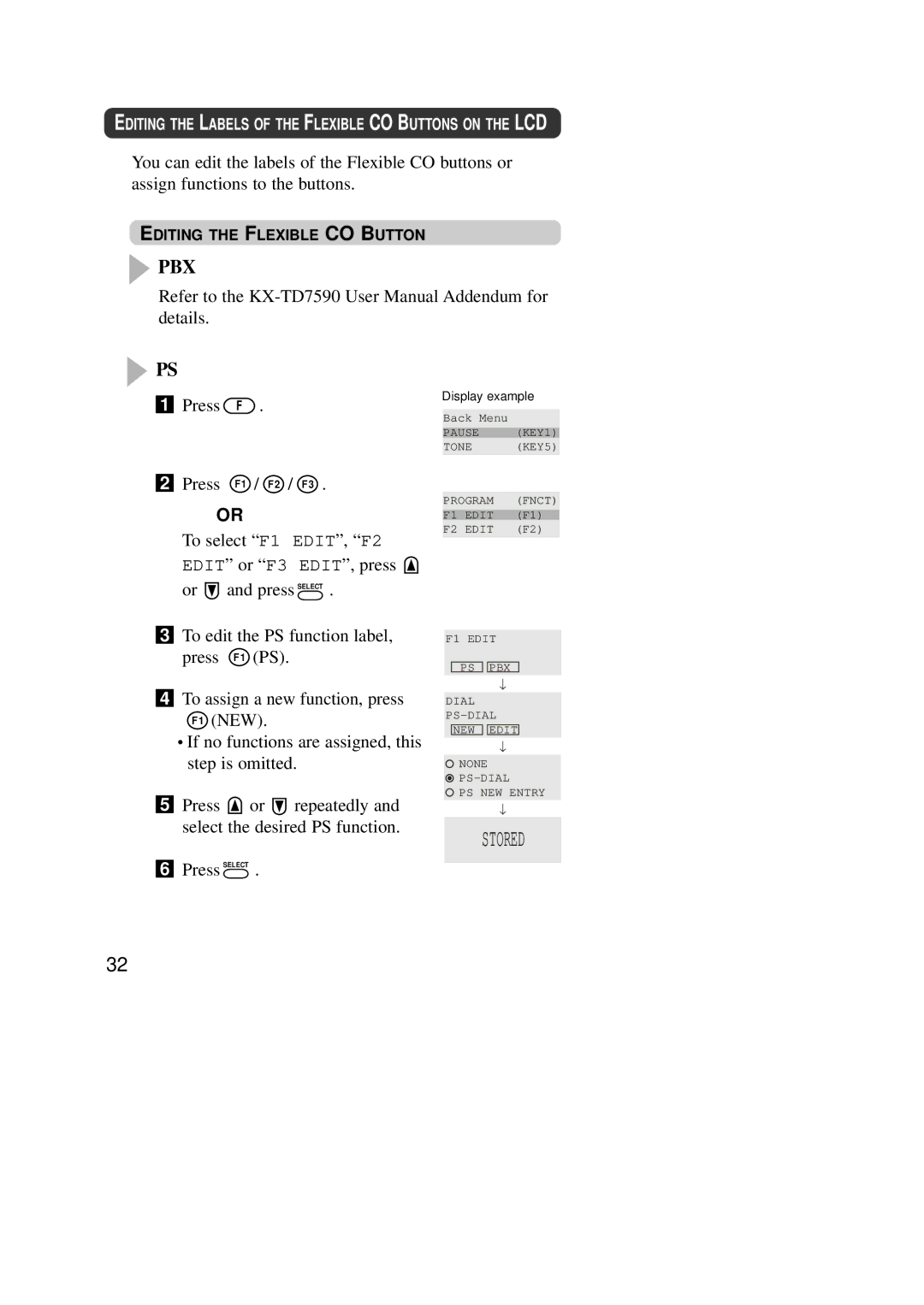 Panasonic KX-TD7590CE operating instructions Pbx 