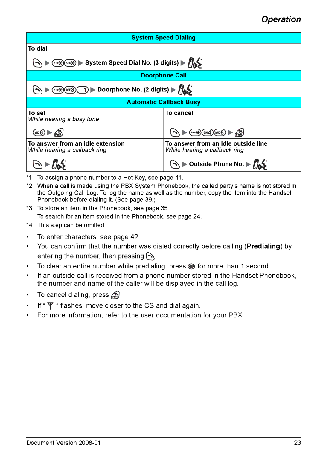 Panasonic KX-TD7695 operating instructions To answer from an idle extension 