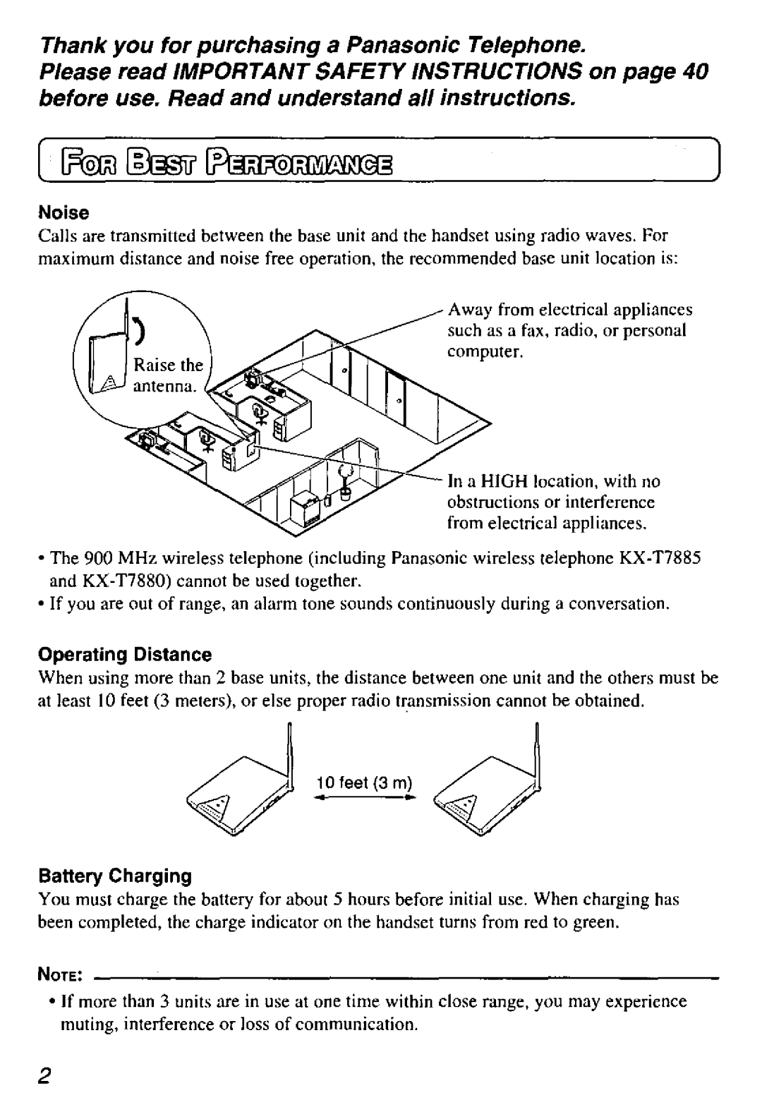 Panasonic KX-TD7895 manual 