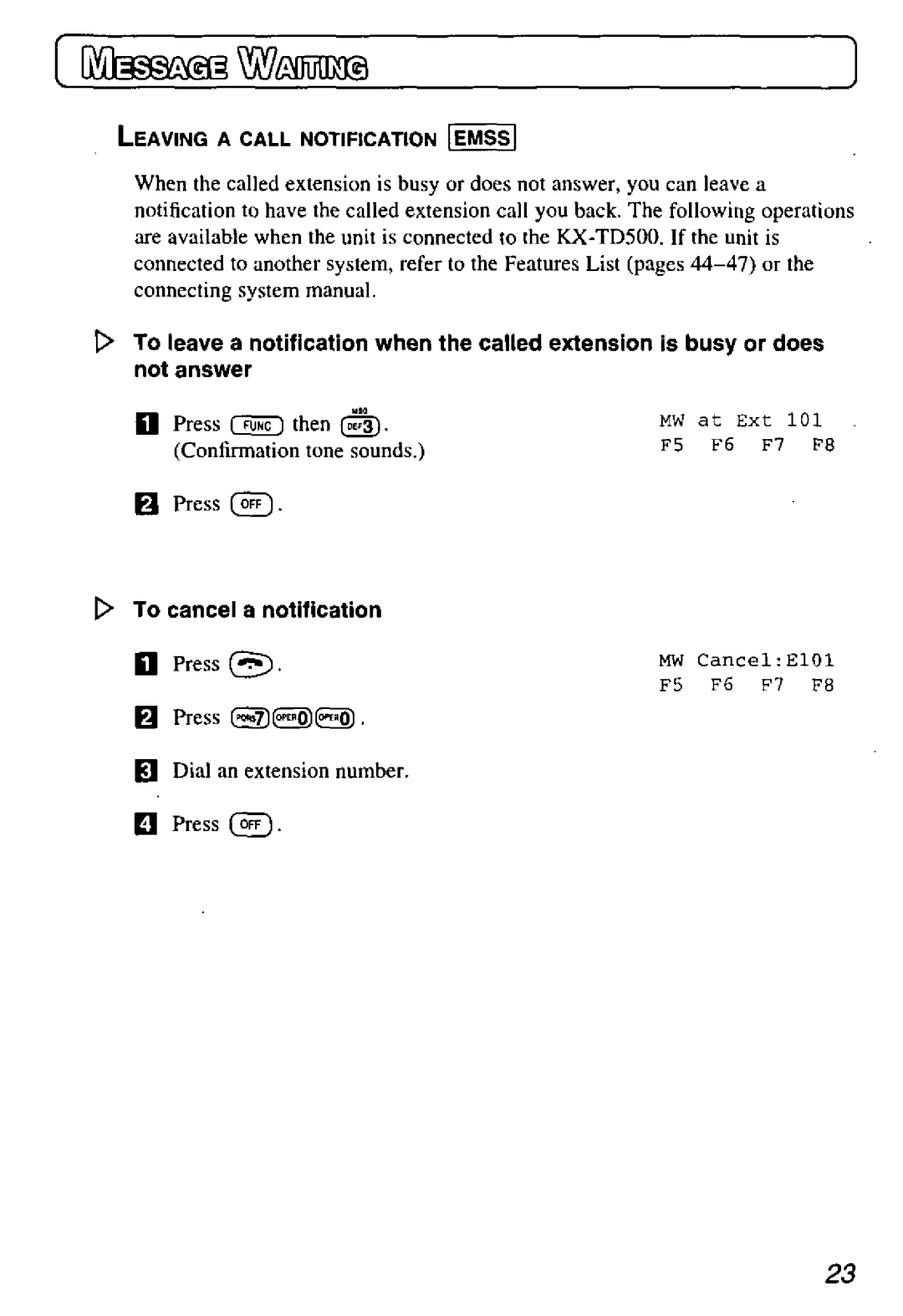 Panasonic KX-TD7895 manual 