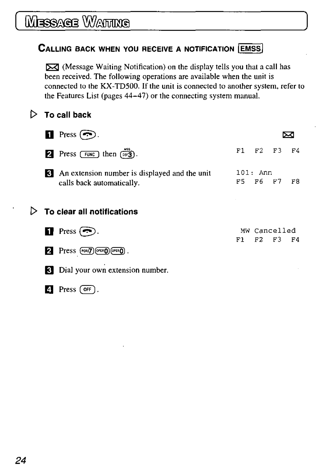 Panasonic KX-TD7895 manual 