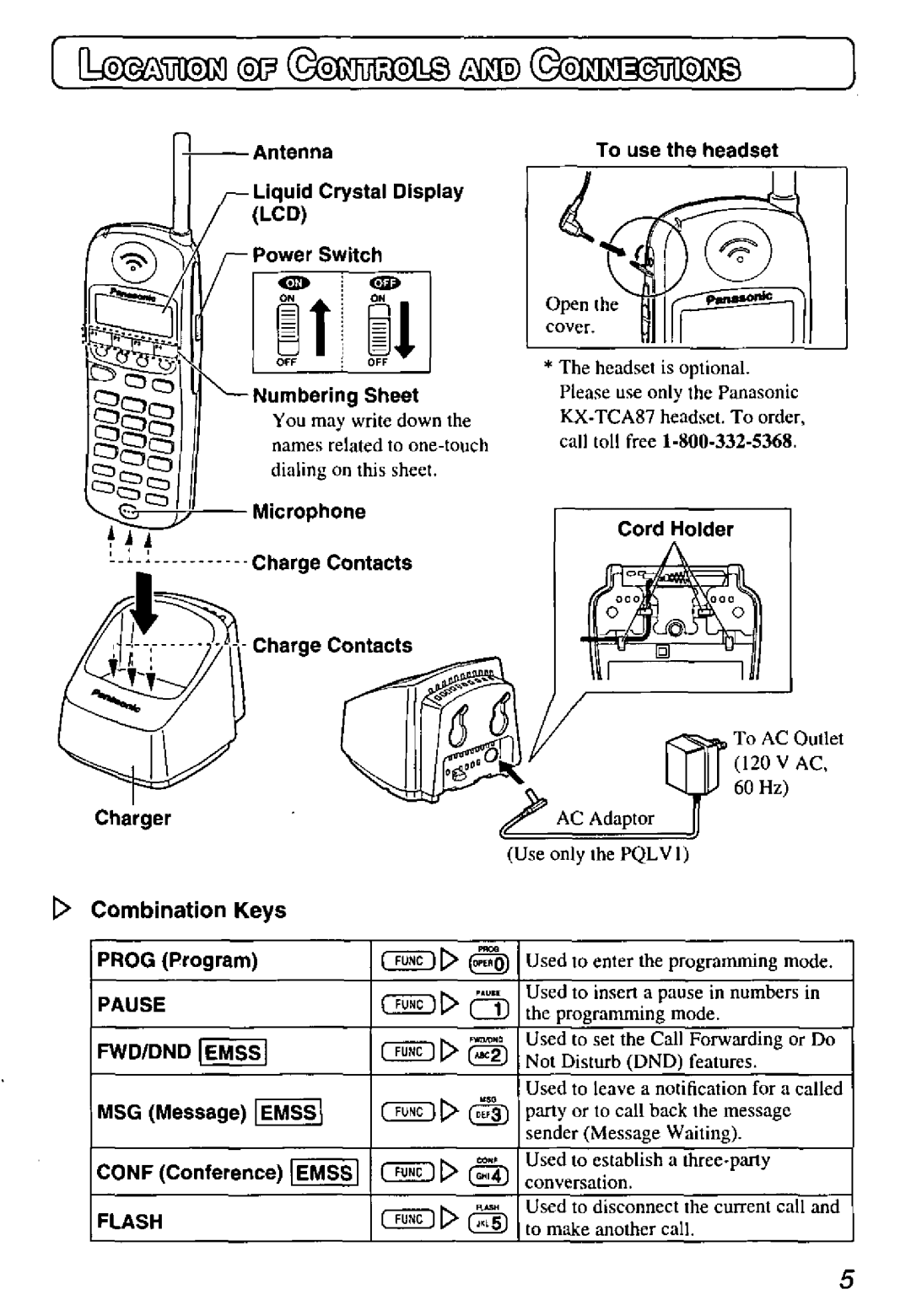 Panasonic KX-TD7895 manual 