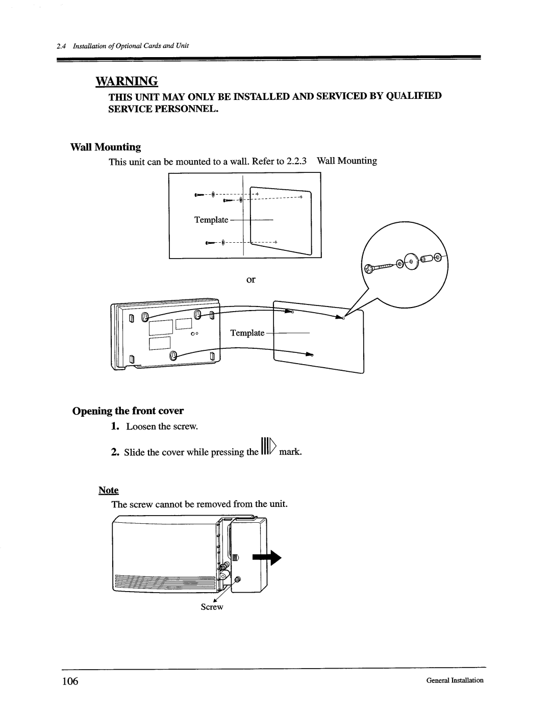 Panasonic KX-TD816, KX-TD1232 manual 