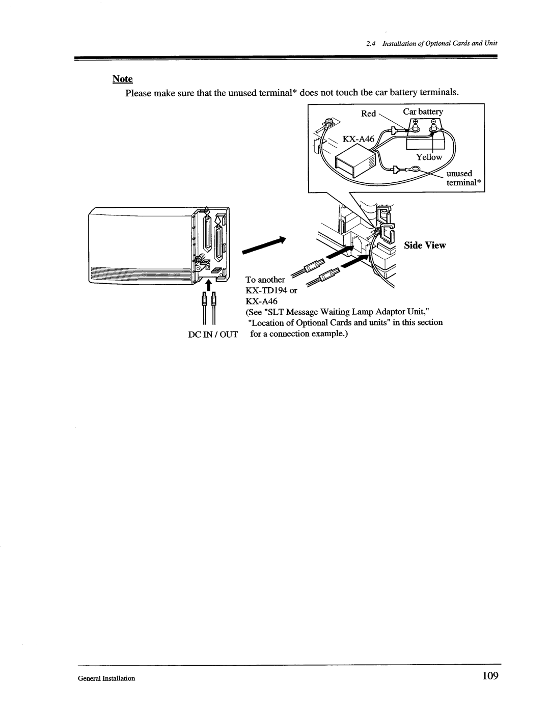 Panasonic KX-TD1232, KX-TD816 manual 