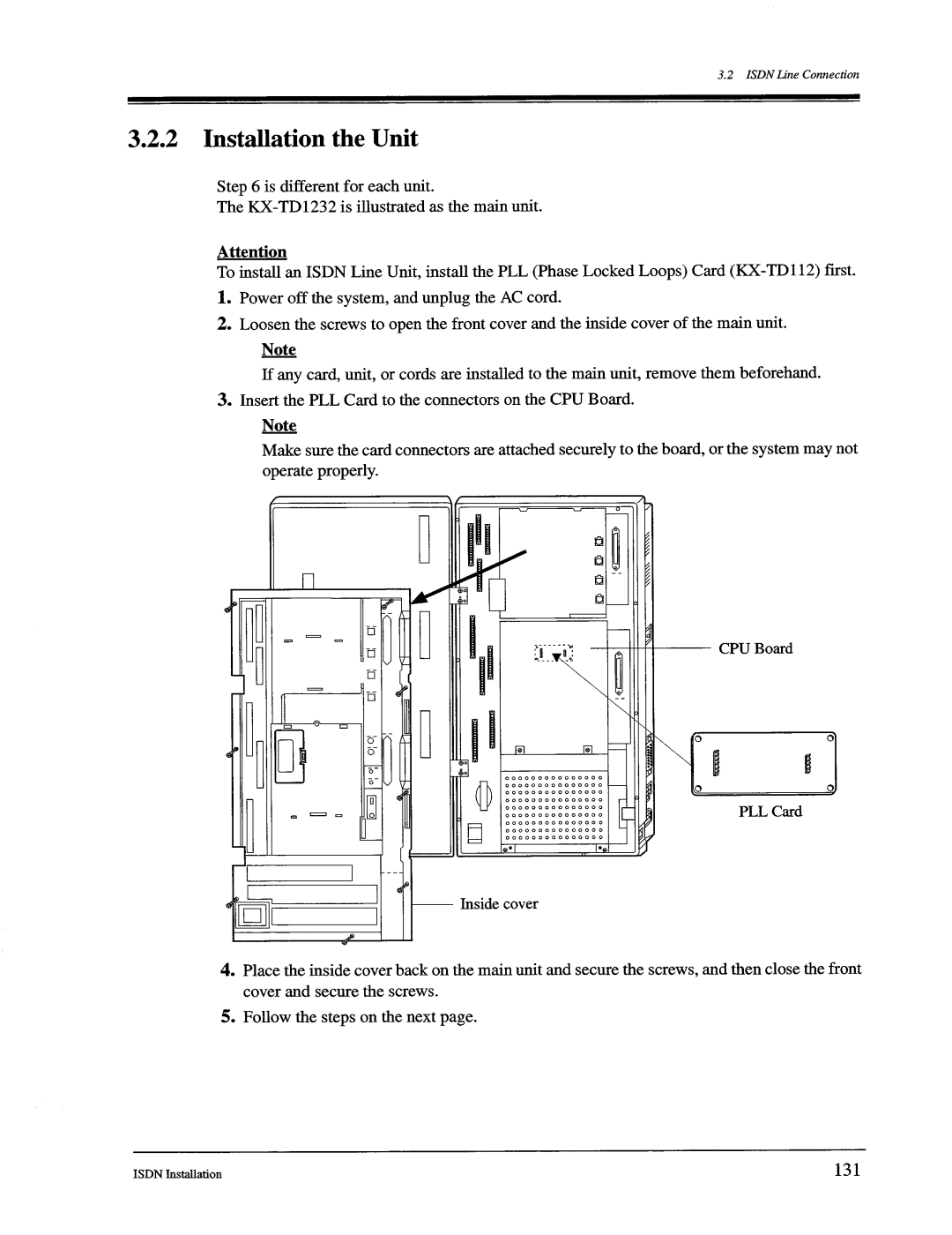 Panasonic KX-TD1232, KX-TD816 manual 