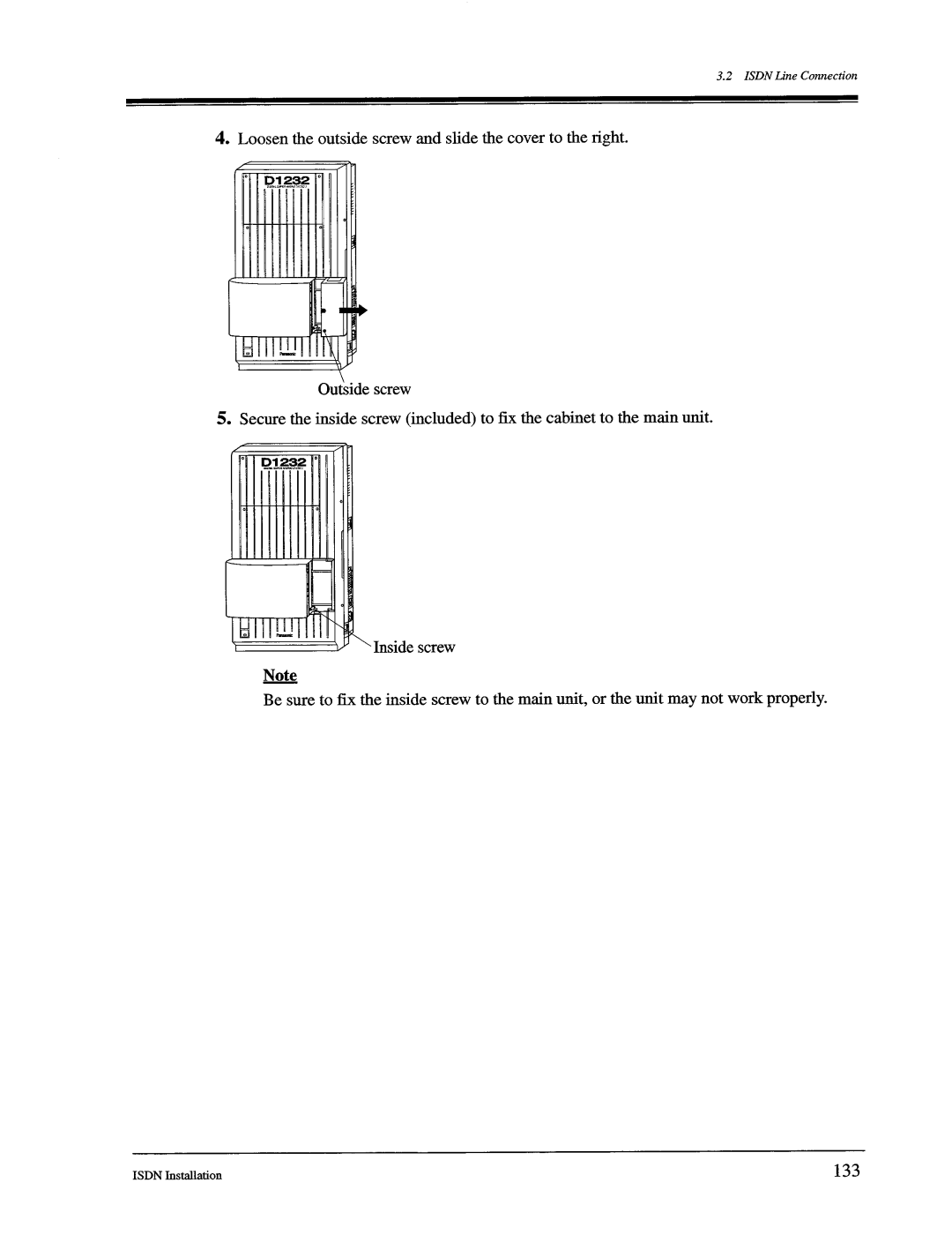 Panasonic KX-TD1232, KX-TD816 manual 