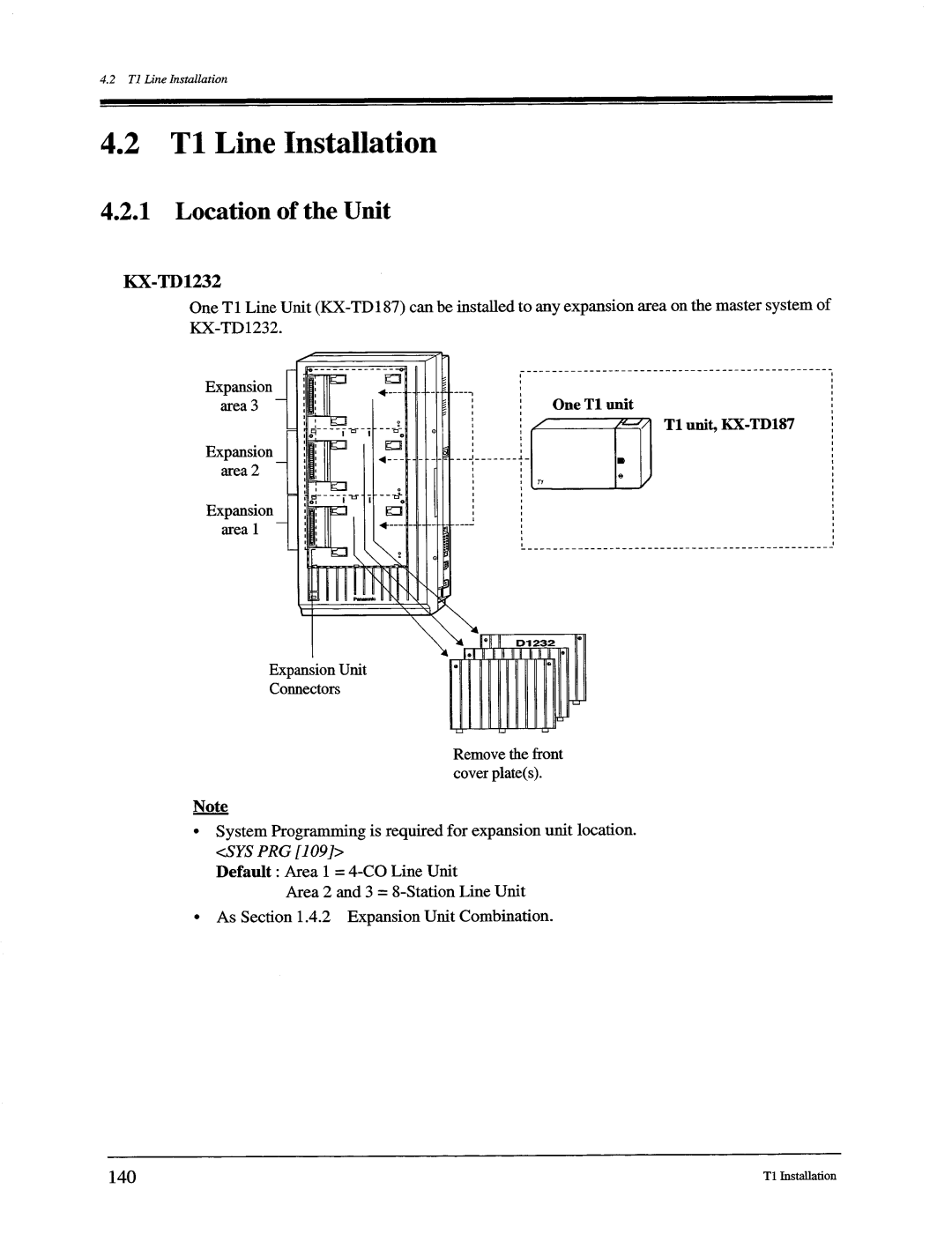 Panasonic KX-TD816, KX-TD1232 manual 